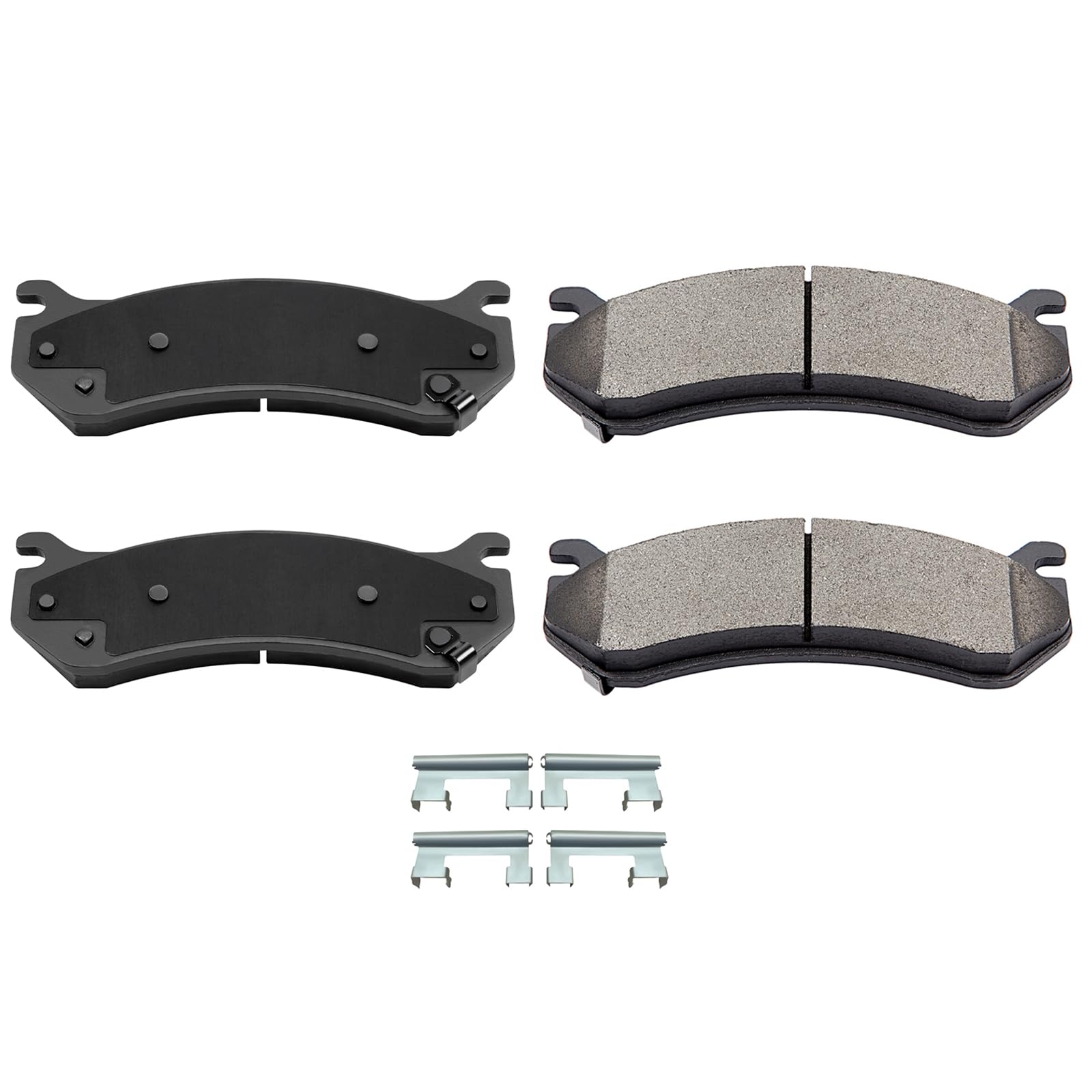 SCITOO Disc Brake Pads Kits D785-7653 Semi Metallic Rear Brake Pads Set Fit For Cadillac For Escalade 2002-2006,For Cadillac For