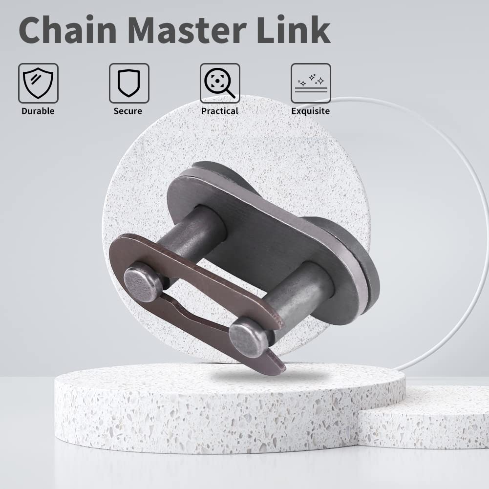 5 Set Master Link Chain, 415 Carbon Steel Master Link Polished Motorized Bike Parts For 2 Stroke Motorcycle Motorized Bike