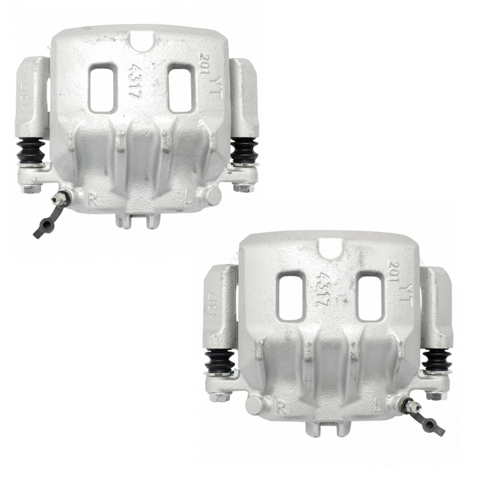 Trq Front Brake Caliper Set Compatible With 1998-2002 Subaru Forester 1998-2001 Impreza 1996-2002 Legacy 2000 Outback