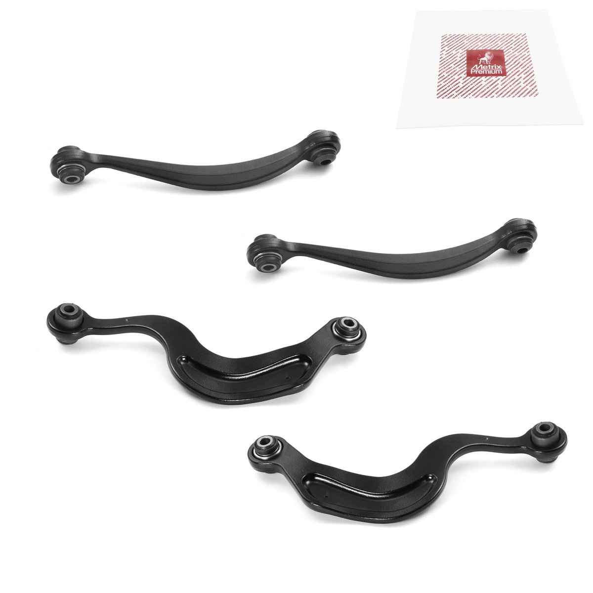 Metrix Premium Chassis Parts - 4 Pc L/R Rear Upper Forward & Rearward Control Arm Kit Fits 07-16 Gmc Acadia, 09-17 Chevrolet Tra