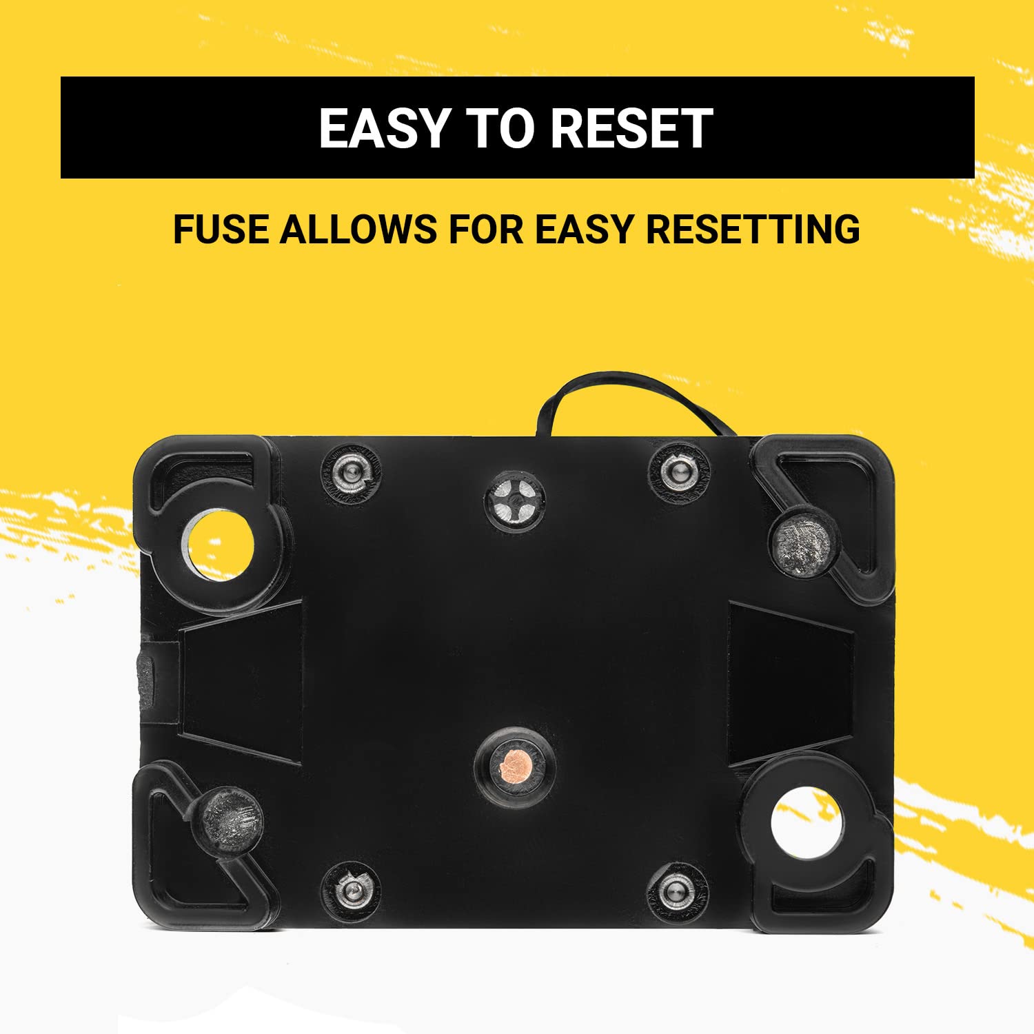 Spartan Power Ignition Protected Marine Circuit Breaker - Waterproof Circuit Breaker, Battery Disconnect Switch, Resettable Fuse