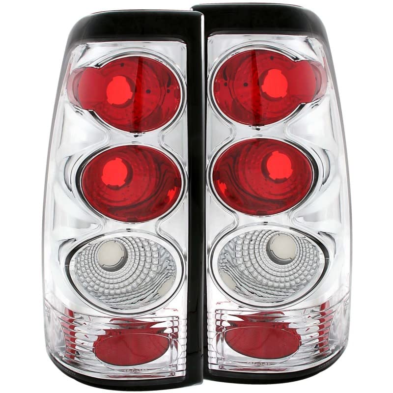 Anzo Usa 211023 Chrome Euro Tail Light Set-Clear Lens