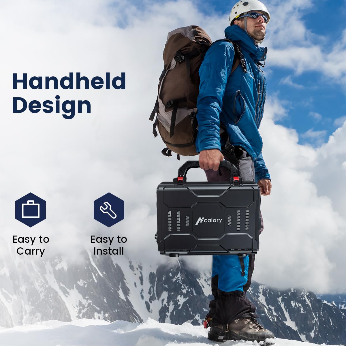 Hcalory 12V Portable Diesel Air Heater, 5Kw All-In-One Diesel Parking Heater, Parking Bunk Heater With Remote Control, And Lcd Monitor For Car Trucks Boat Bus Rv Motor-Homes And Camper