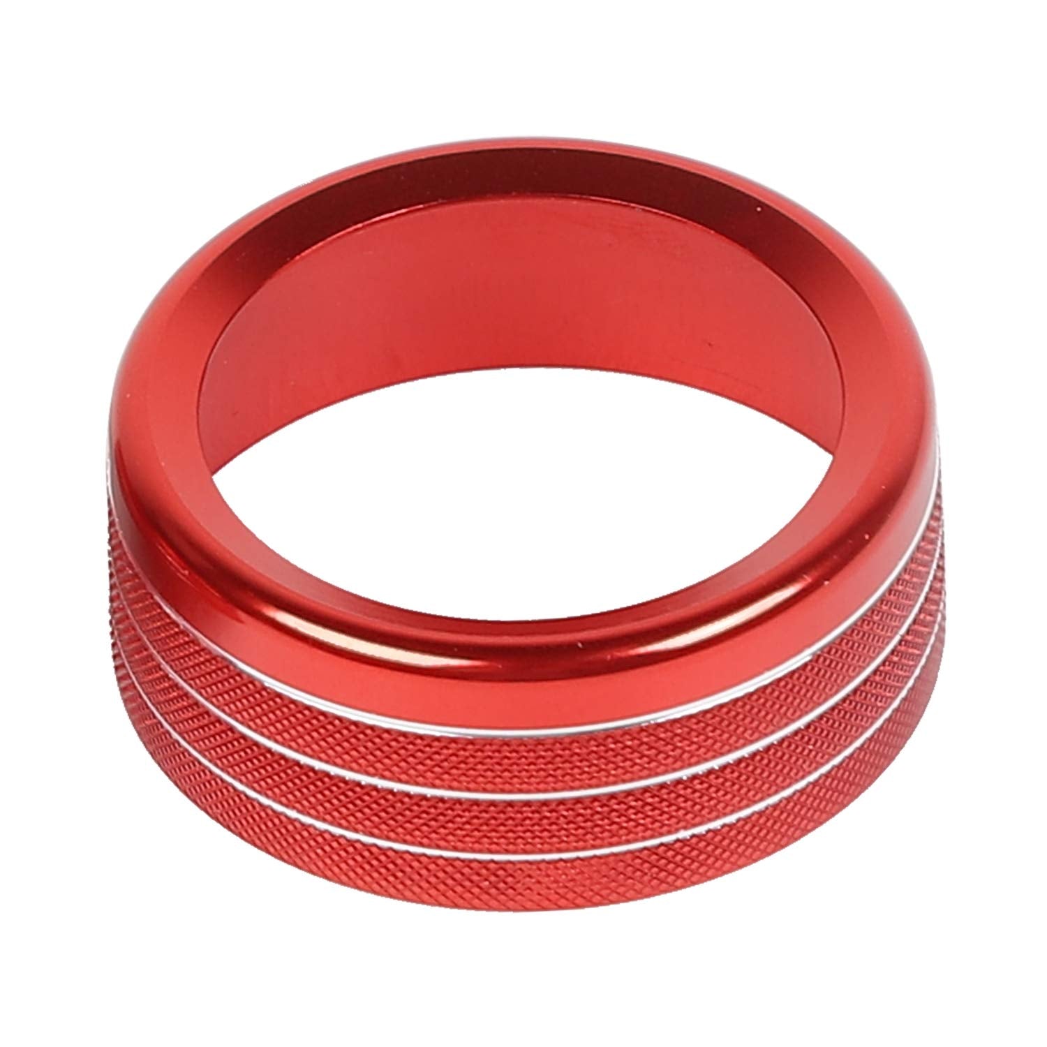 Voodonala For Ford F150 Air Conditioner Switch Cd Button Knob For F150 2013 2014(Aluminum Alloy Red)