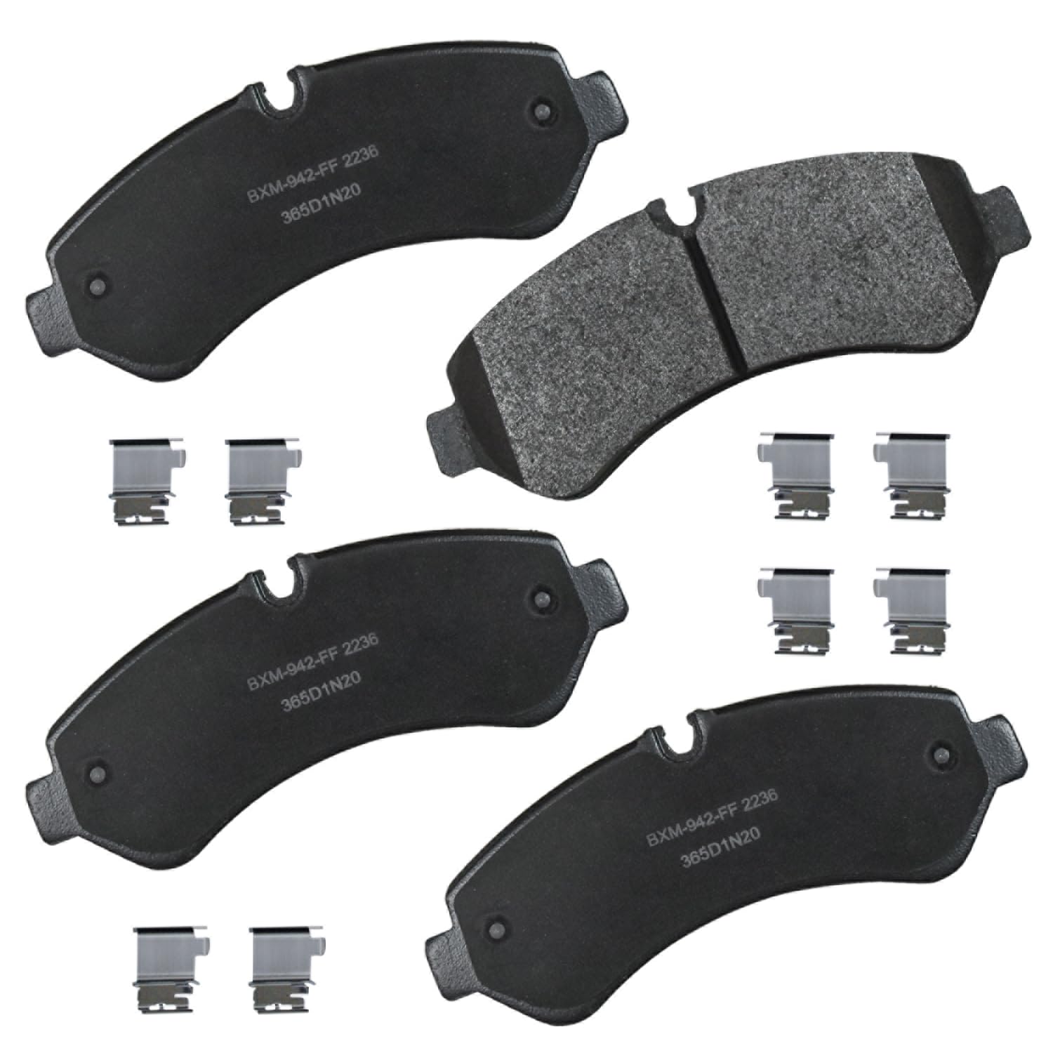 Bendix Premium Sbm2236 Semi-Metallic Rear Brake Pads For Mercedes-Benz Sprinter 2019, Sprinter 3500 2024-2019, Sprinter 3500Xd 2