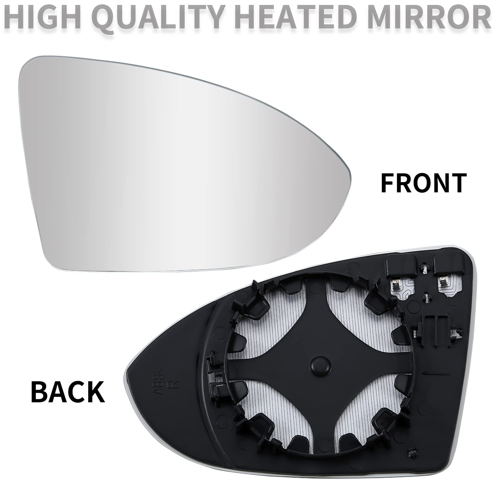 LOIYLLEN Passenger Side Mirror Replacement for Volkswagen VW Golf MK7, 2015-2021 Golf Golf GTI, 2015-2019 Golf R Golf SportWagen