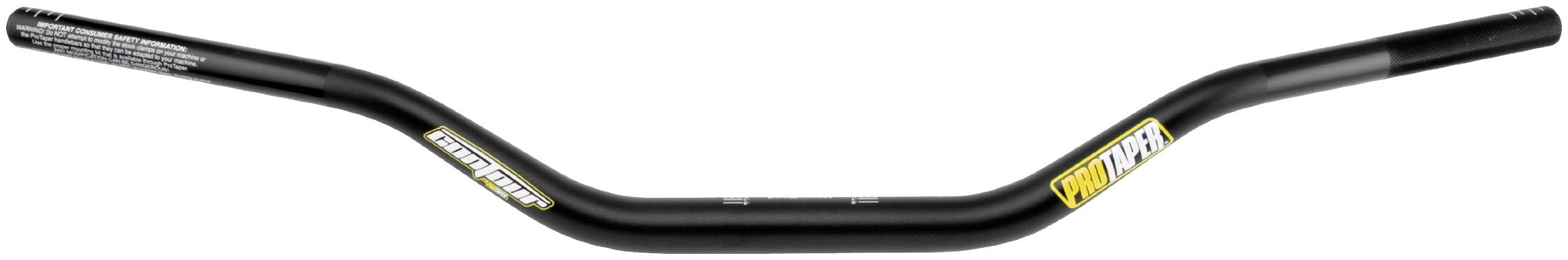 Pro Taper Contour 1-1/8'' Oversized Handlebars - Cr High/Jet Black