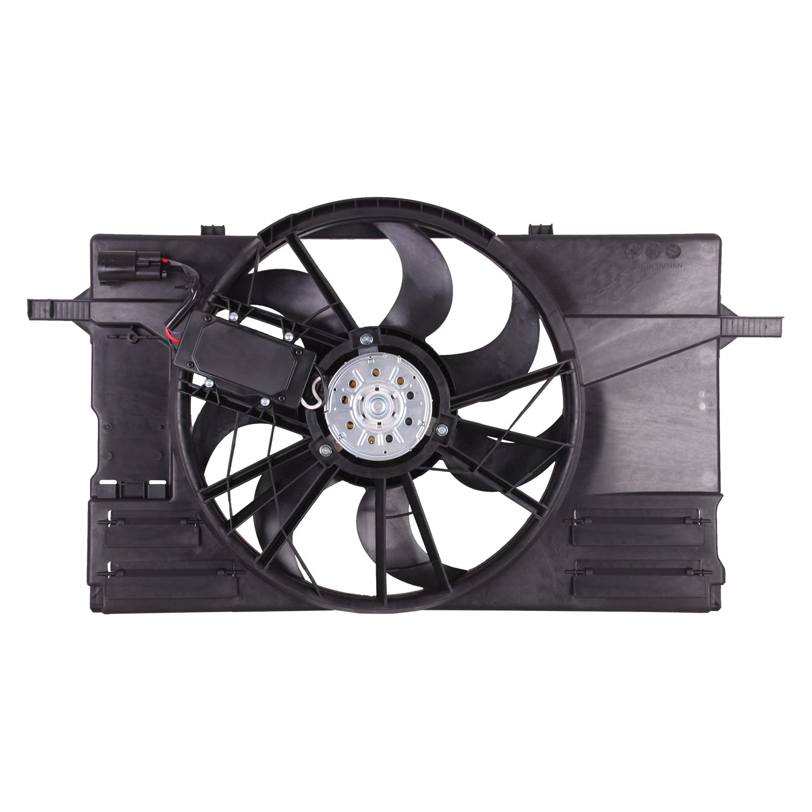 TYG OE Replacement(CAPA Quality) Cooling Fan Extra Silent for 2004-2011 Volvo S40 2.4/2.5L / 2005-2011 V50 2.4/2.5L / 2008-2013 