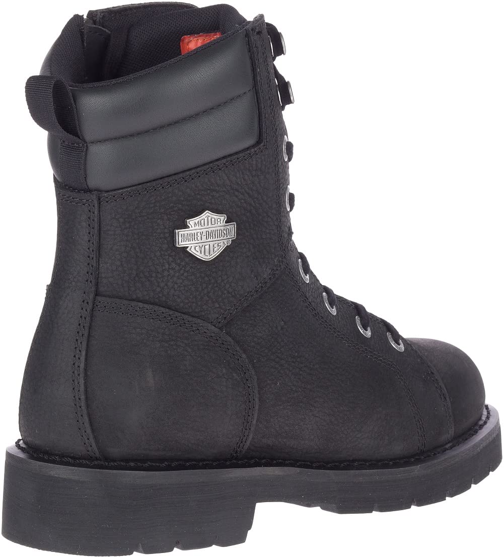 Harley-Davidson Men's Marxen 7.5-Inch Motorcycle Boots, D93805 (Black, 7.5)