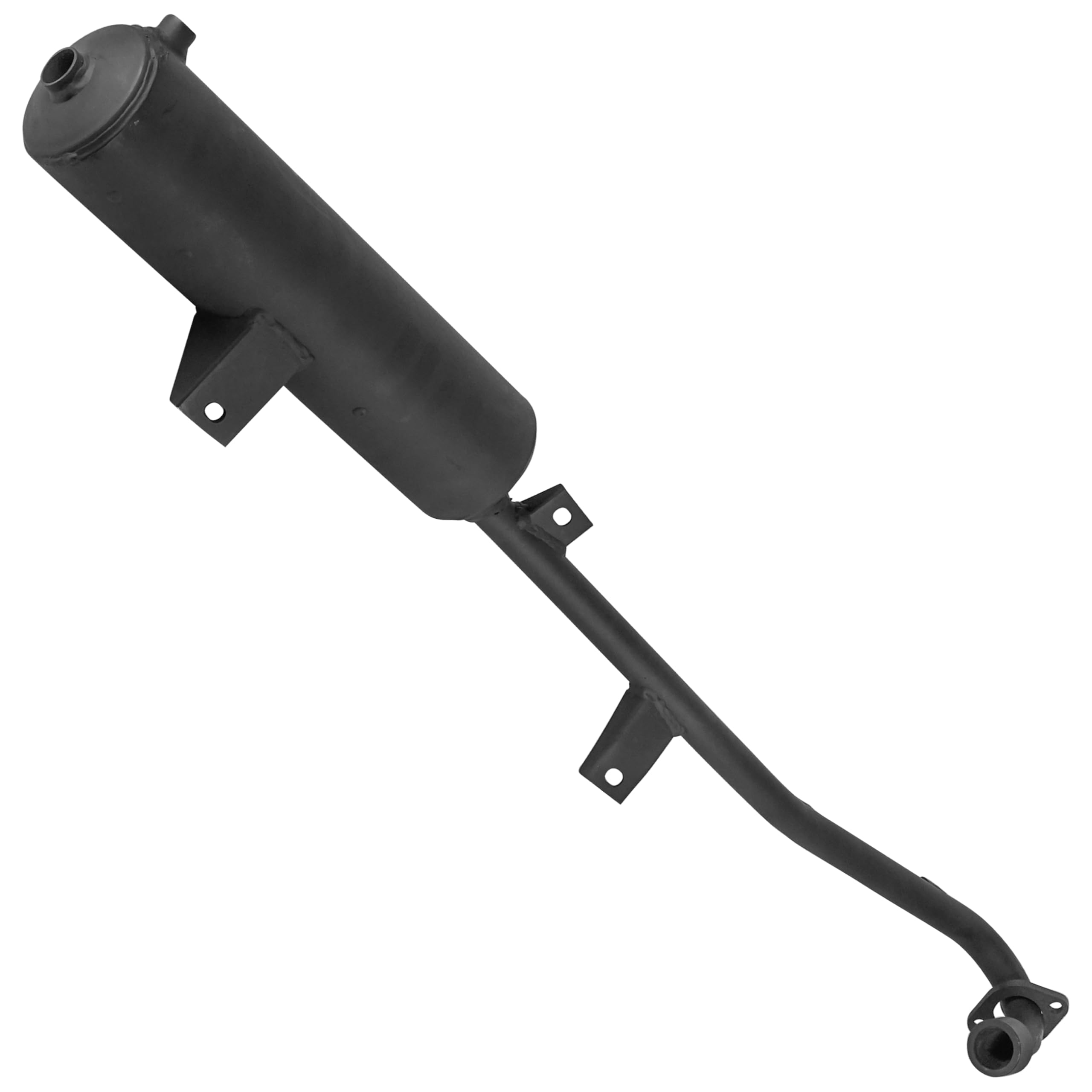 Caltric Exhaust Muffler Pipe for Honda TRX300FW 1993-2000, Aluminum, Compatible with Fourtrax 300 4X4