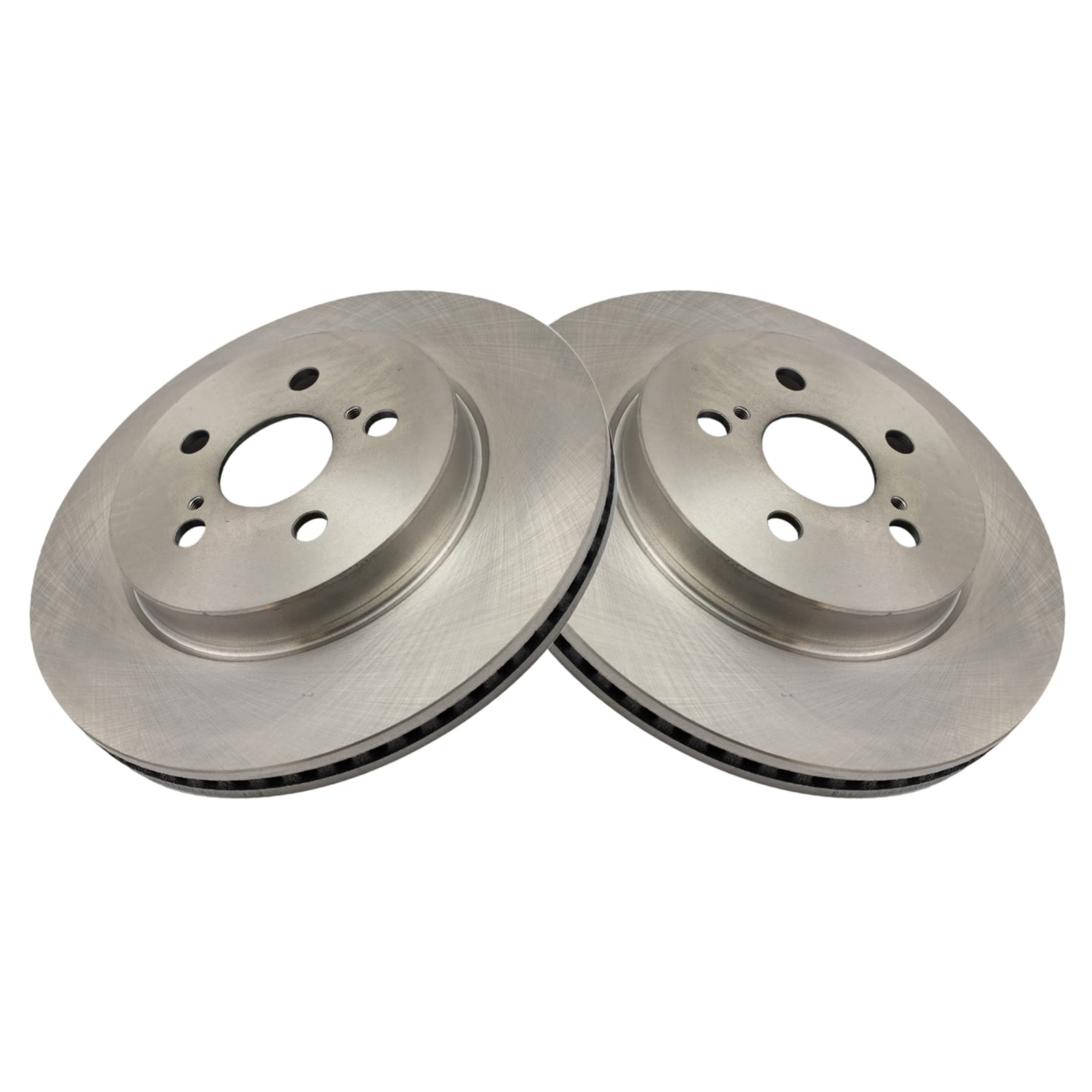 Trq Front Brake Pad & Rotor Kit Brake Pads Brake Rotor Semi-Metallic Compatible With 2019 Toyota Corolla