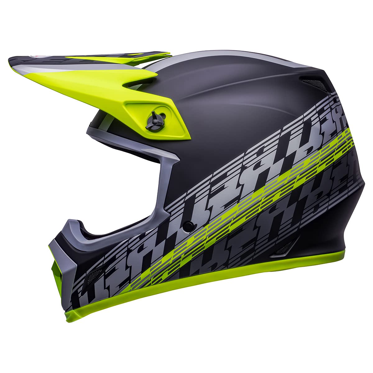 Bell Mx-9 Mips Dirt Helmet (Offset Matte Black/Hi-Viz Yellow - Small)