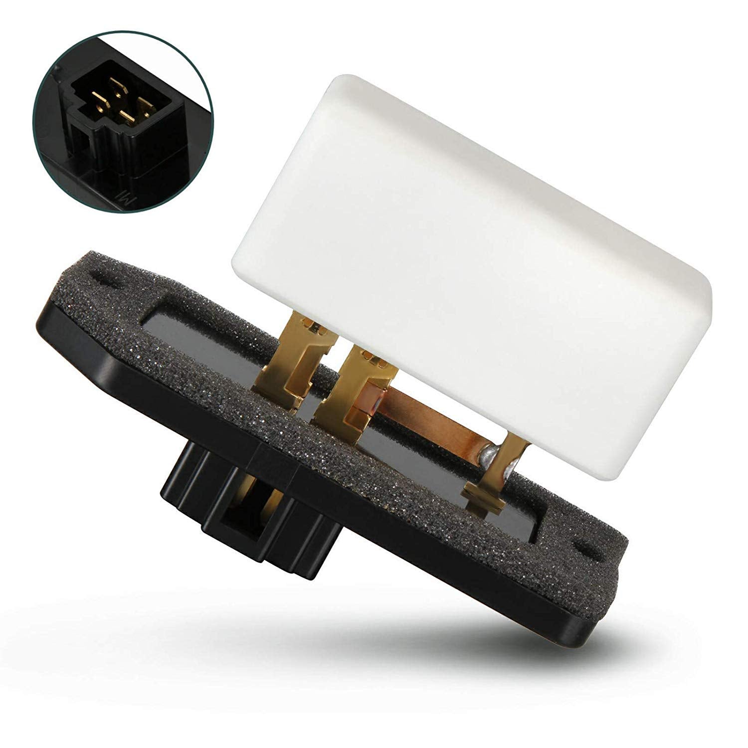 Teilehaus Hvac Fan Blower Motor Resistor Compatible With 1994-2008 Dodge Ram 1500 2500 3500 Pickup,1993-1999 Grand Cherokee,Blower Relay Fan Resistor Replaces 4720278, 973-020, Ru876, Ru109 Fan Motor