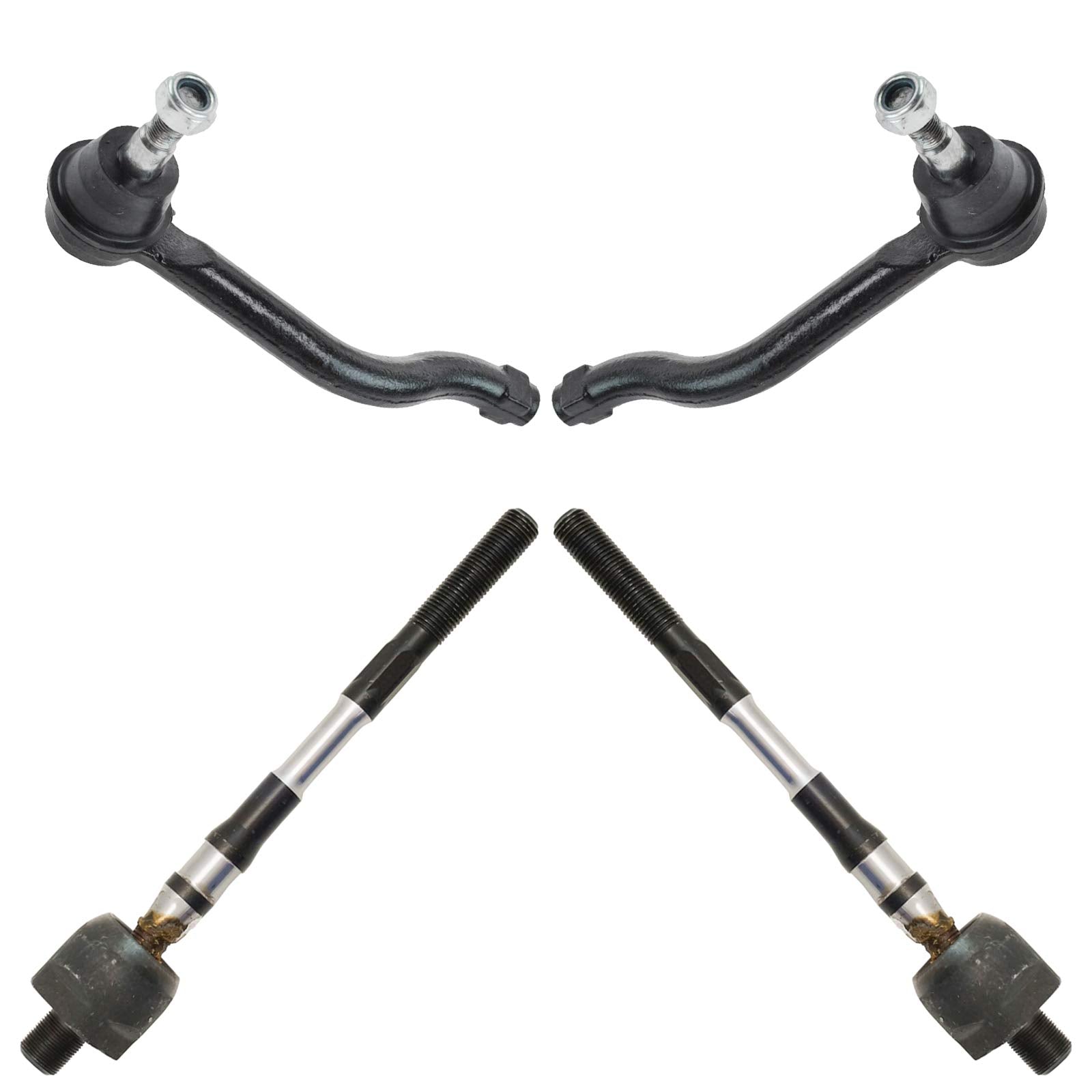 Trq Front Tie Rod Set Compatible With 2009-2014 Nissan Maxima