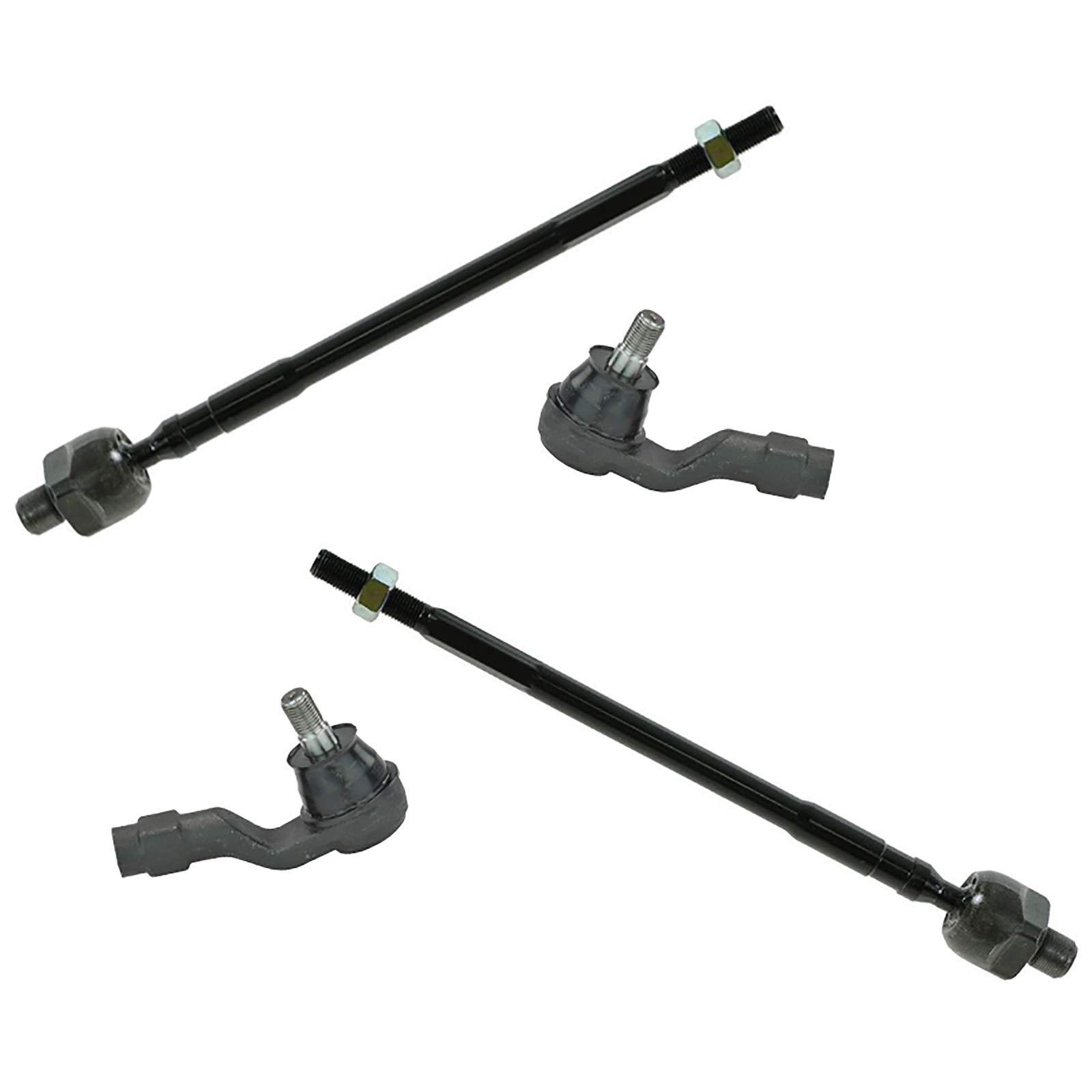 Trq Front Tie Rod Set Compatible With 1990-1997 Mazda Miata