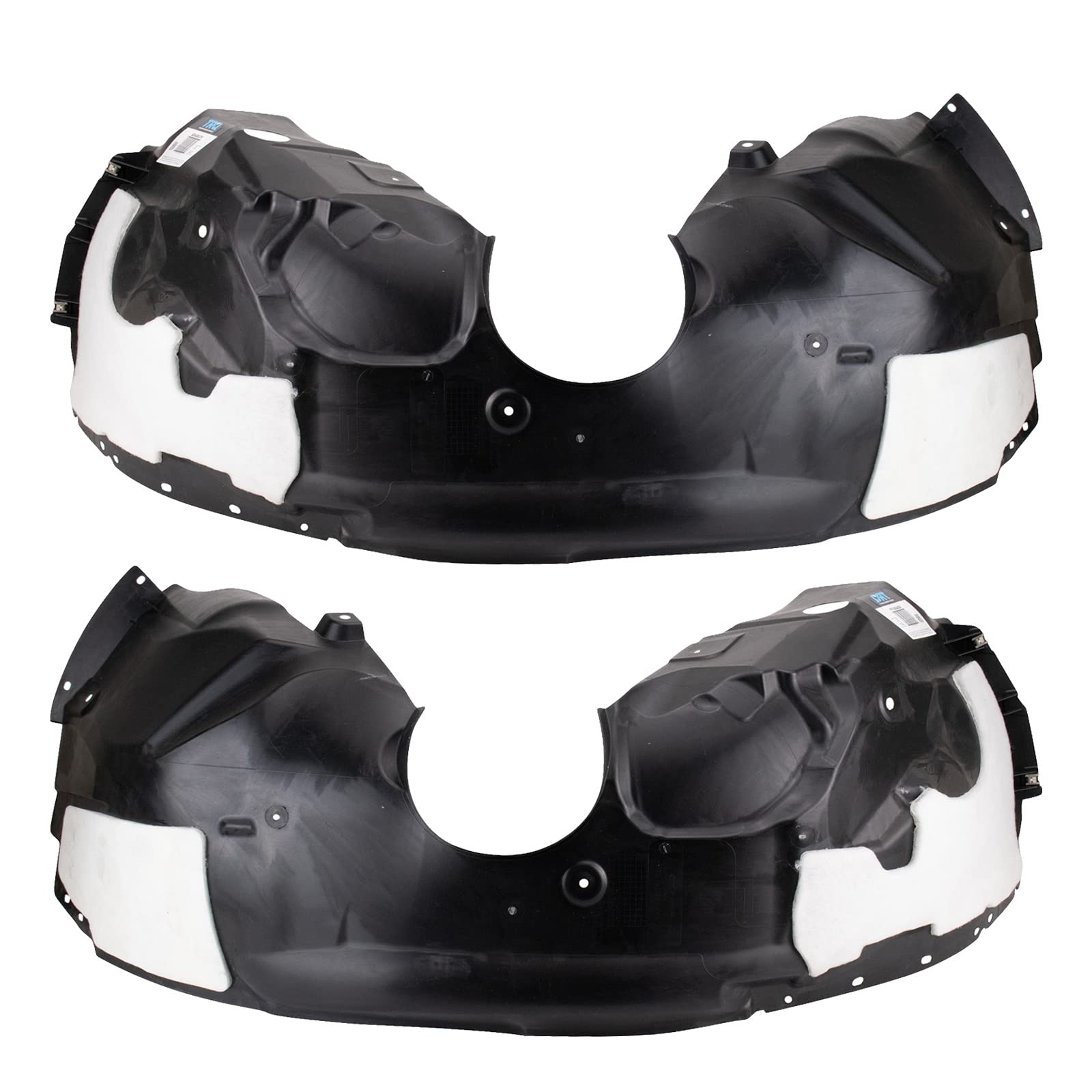 Trq Front Inner Fender Liner Set Compatible With 2015-2018 Ford Edge Fo1248192 Fo1249192