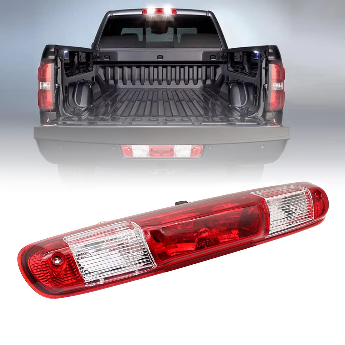 Gxarts 25890530 3Rd Third Brake Light Cargo Lamp High Mount Stop Light Fit For Chevy Silverado Gmc Sierra 1500 2500 3500 Hd 2007 2008 2009 2010 2011 2012 2013