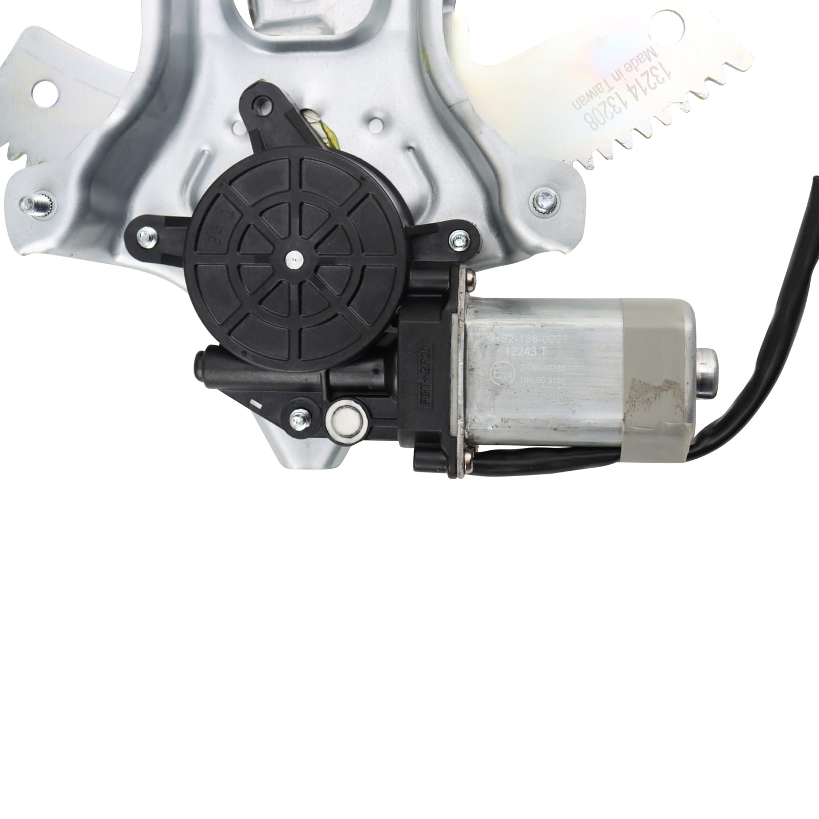 Trq Front Right Power Window Regulator & Motor Assembly Passenger Side Compatible With 1994-2004 Ford Mustang Fo1351131