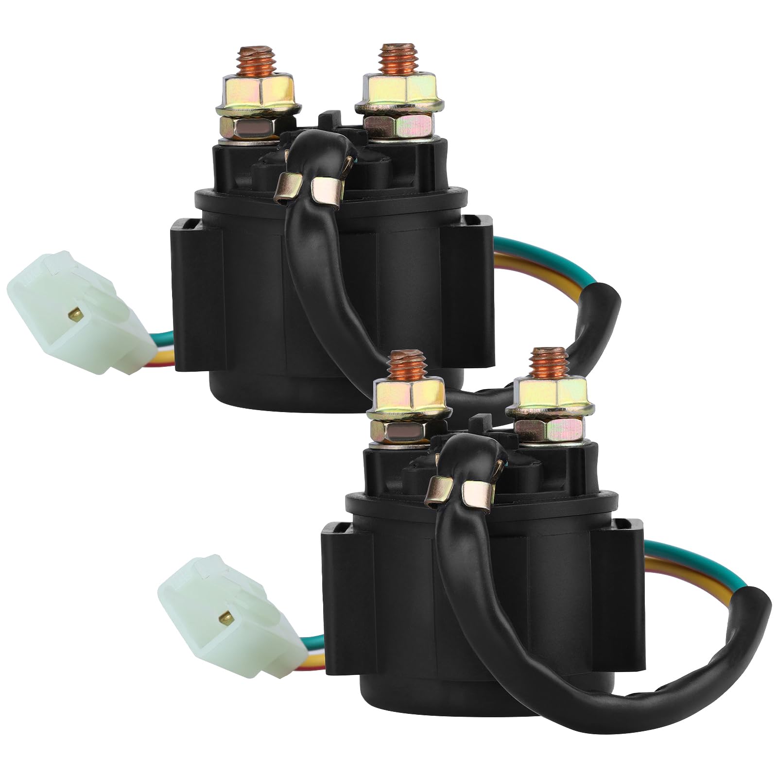 Locopow 2Pc Gy6 Starter Solenoid Relay For 4-Stroke 50Cc 70Cc 90Cc 100Cc 110Cc 125Cc 150Cc 200Cc 250Cc Chinese Atv Dirt Pit Bike