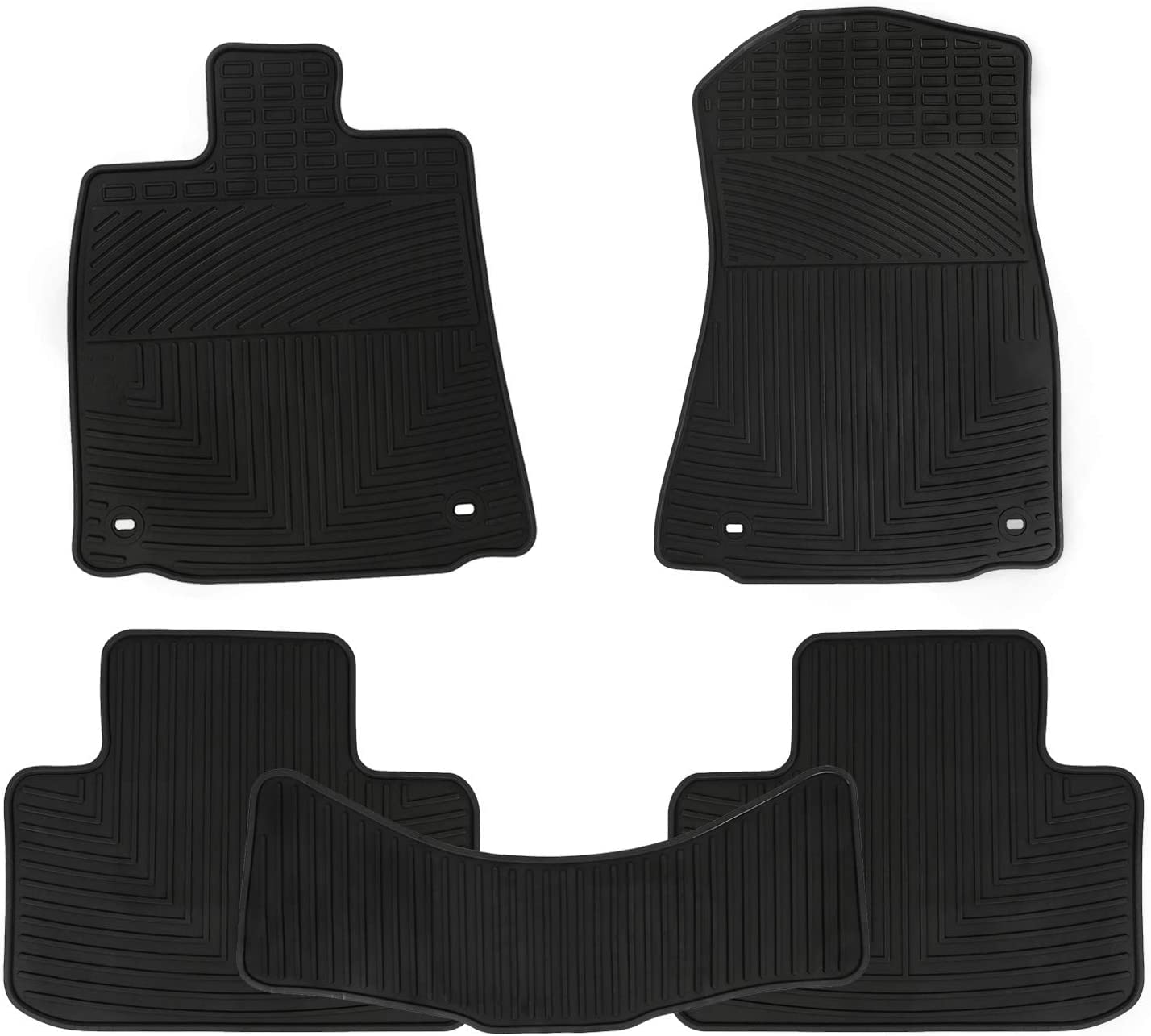 Matericuo Car Floor Mats Custom Fit For Lexus Is 250/Is 300/Is 350/Is 200T/Is 250F 300F 350F 2013-2025 Black Rubber Auto Liner M
