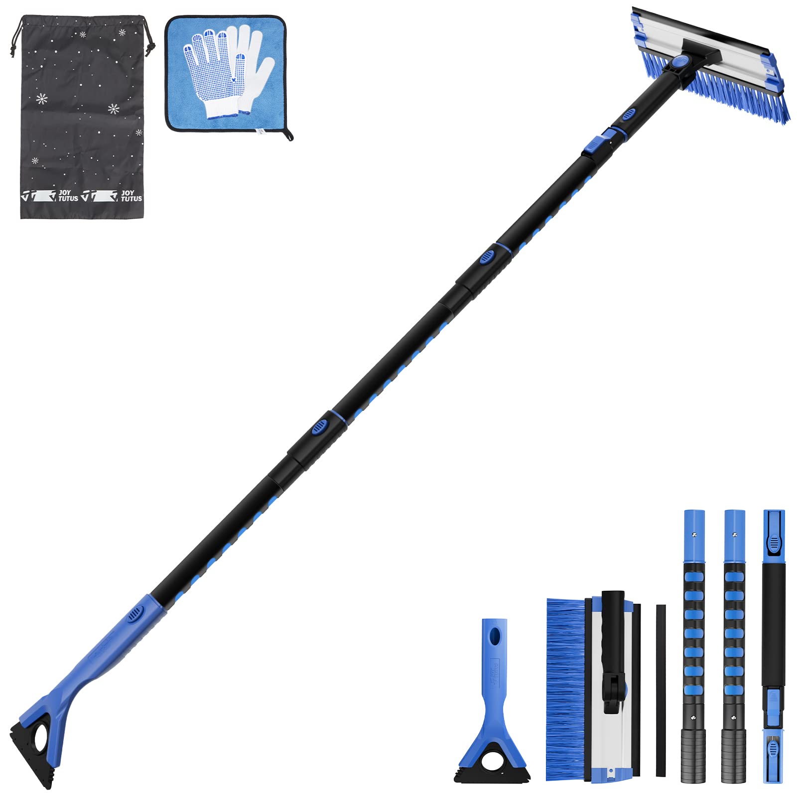 Joytutus 61.3 Ice Scraper And Long Handle Snow Brush