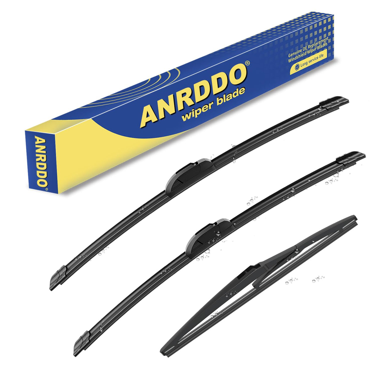 3 Wipers Replacement For Toyota Highlander 2008-2019 Windshield Wiper Blades Original Equipment Replacement - 26''/20''/12'' (Se