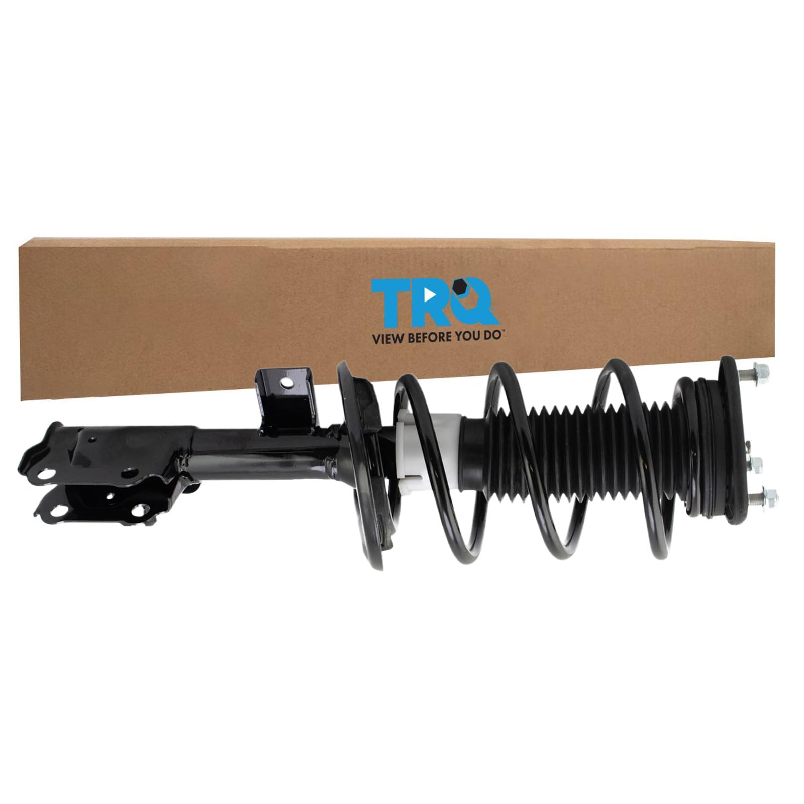 Trq Front Right Complete Strut & Coil Spring Assembly Passenger Side Compatible With 2014-2018 Mazda 3