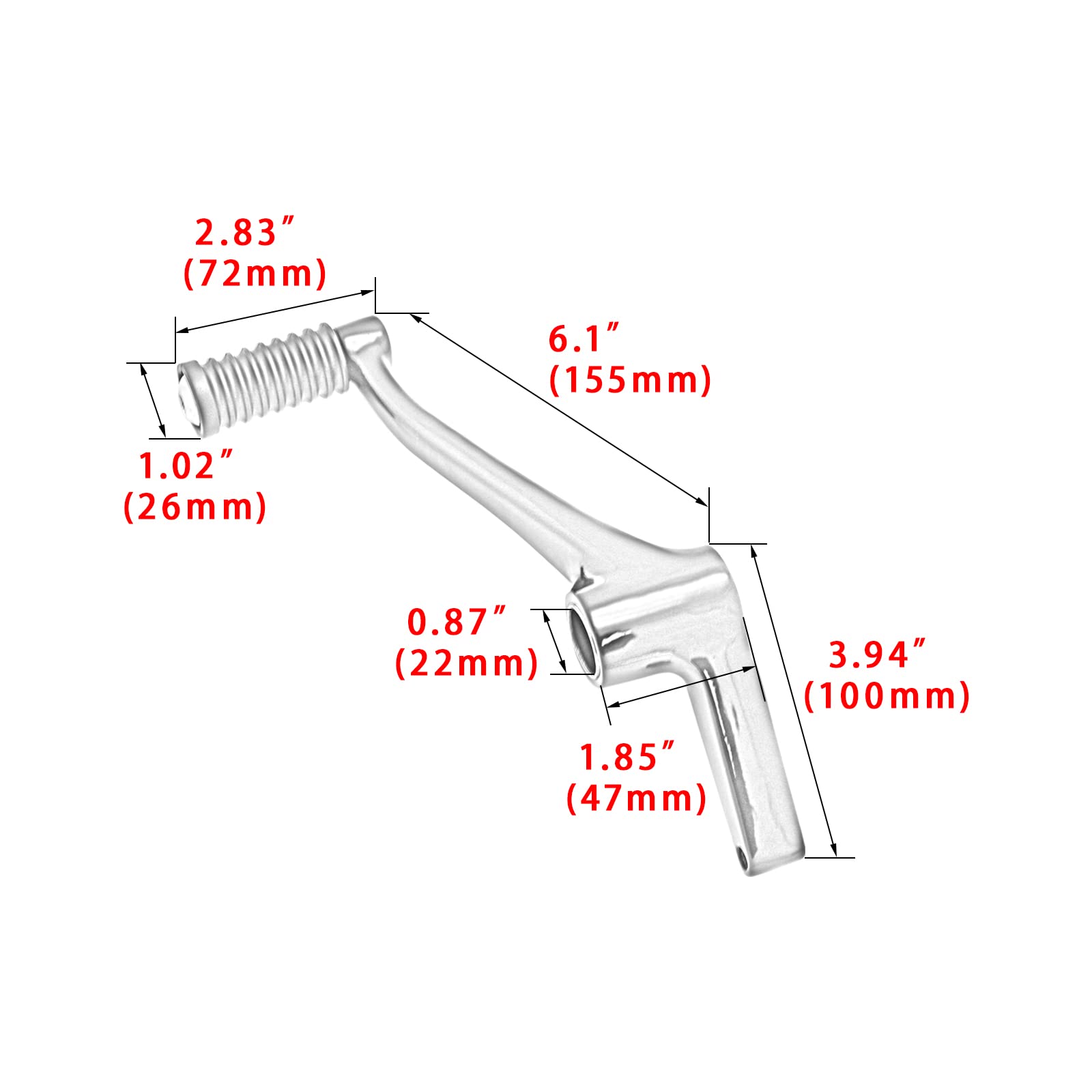 FENGREN Motorcycle Accessories Forward Control Heel Toe Shift Lever Pedal Shifter Foot Pegs for Harley Sportster XL 833 1200 XL8