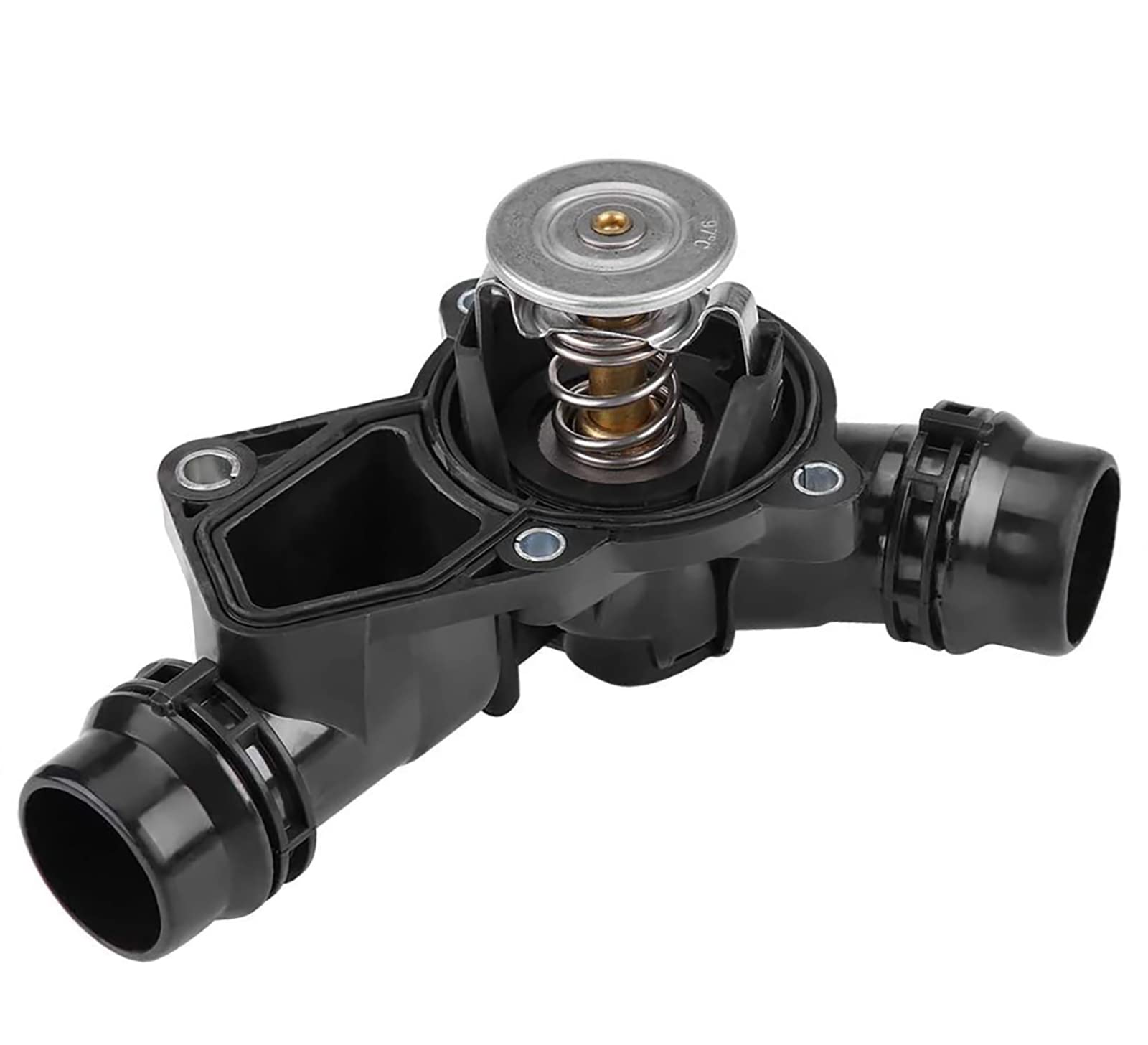 Thermostat Assembly with Housing Compatible with BMW E46 E39 X5 X3 Z3 Z4 325i 330i 525i 530i,Thermostat Housing Assembly, Replac