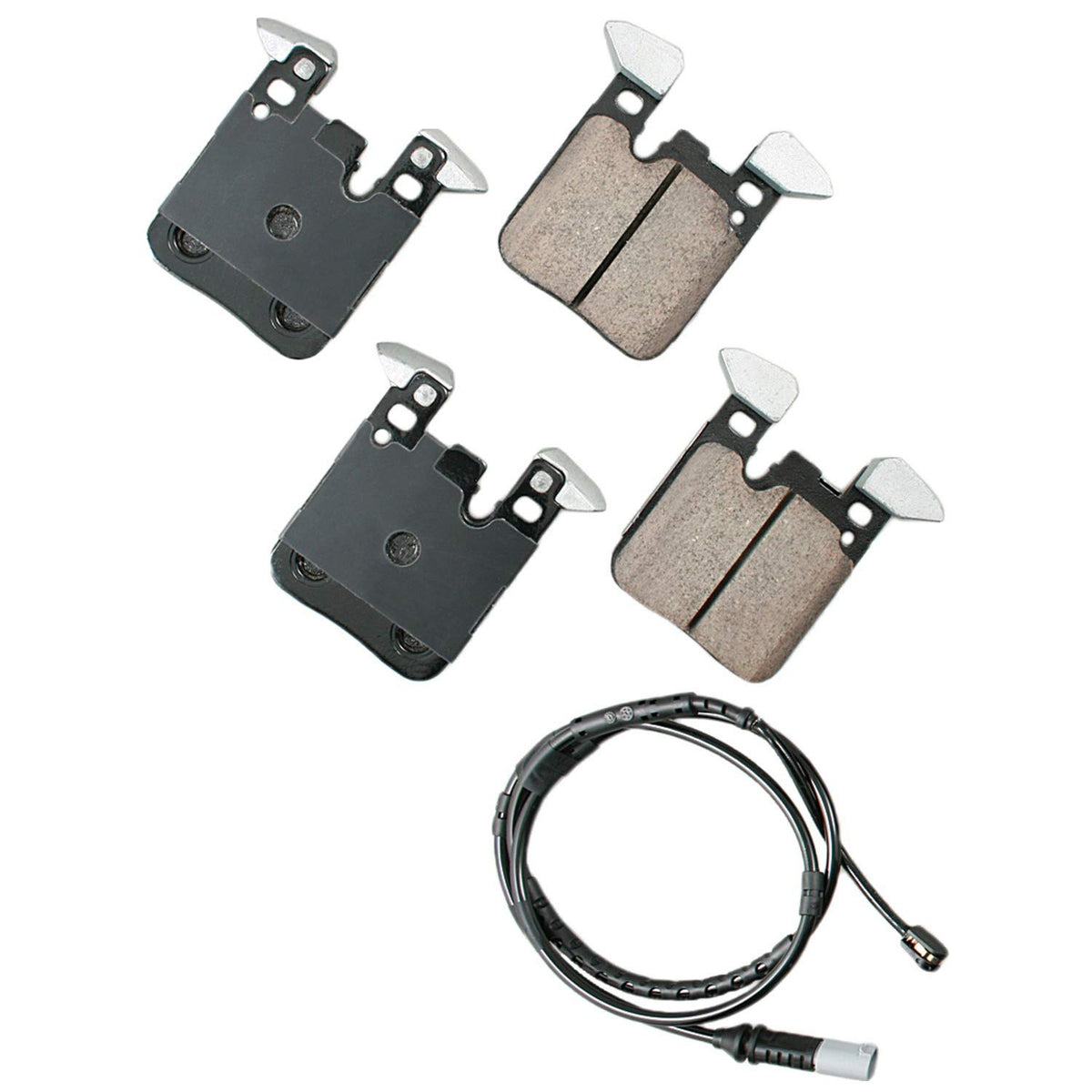 Akebono Brakes - Brake Pad Set - Superior initial effectiveness with no required break-in period, 1 Year limit warranty (EUR1656