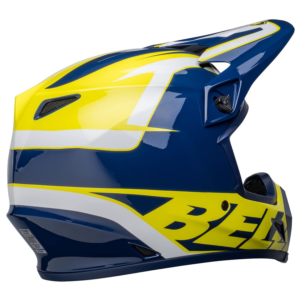 Bell Mx-9 Mips Dirt Helmet (Spark Gloss Blue/Yellow - 2X-Large)