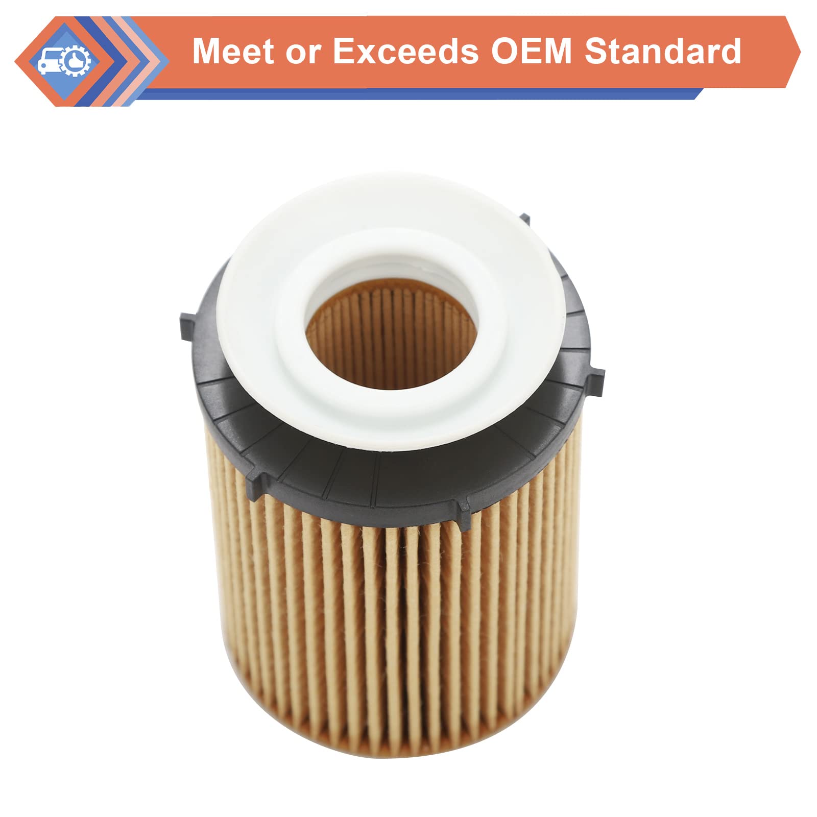 2 Pcs Oil Filter Compatible With Infiniti Mercedes-Benz Vehicle 2012-2023 C300 Cla250 E300 Gla200 Glc300 Metris Slc300 Sprinter