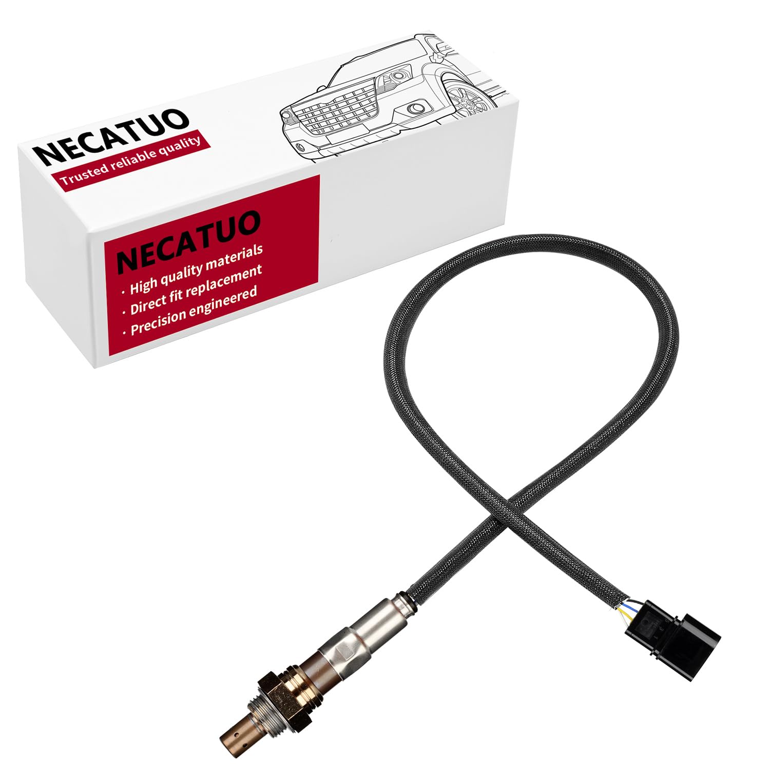 Necatuo 234-5430 Upstream O2 Oxygen Sensor Heated Air Fuel Ratio Compatible With Hyundai Elantra 2.0L, Kia Spectra Kia Spectra5