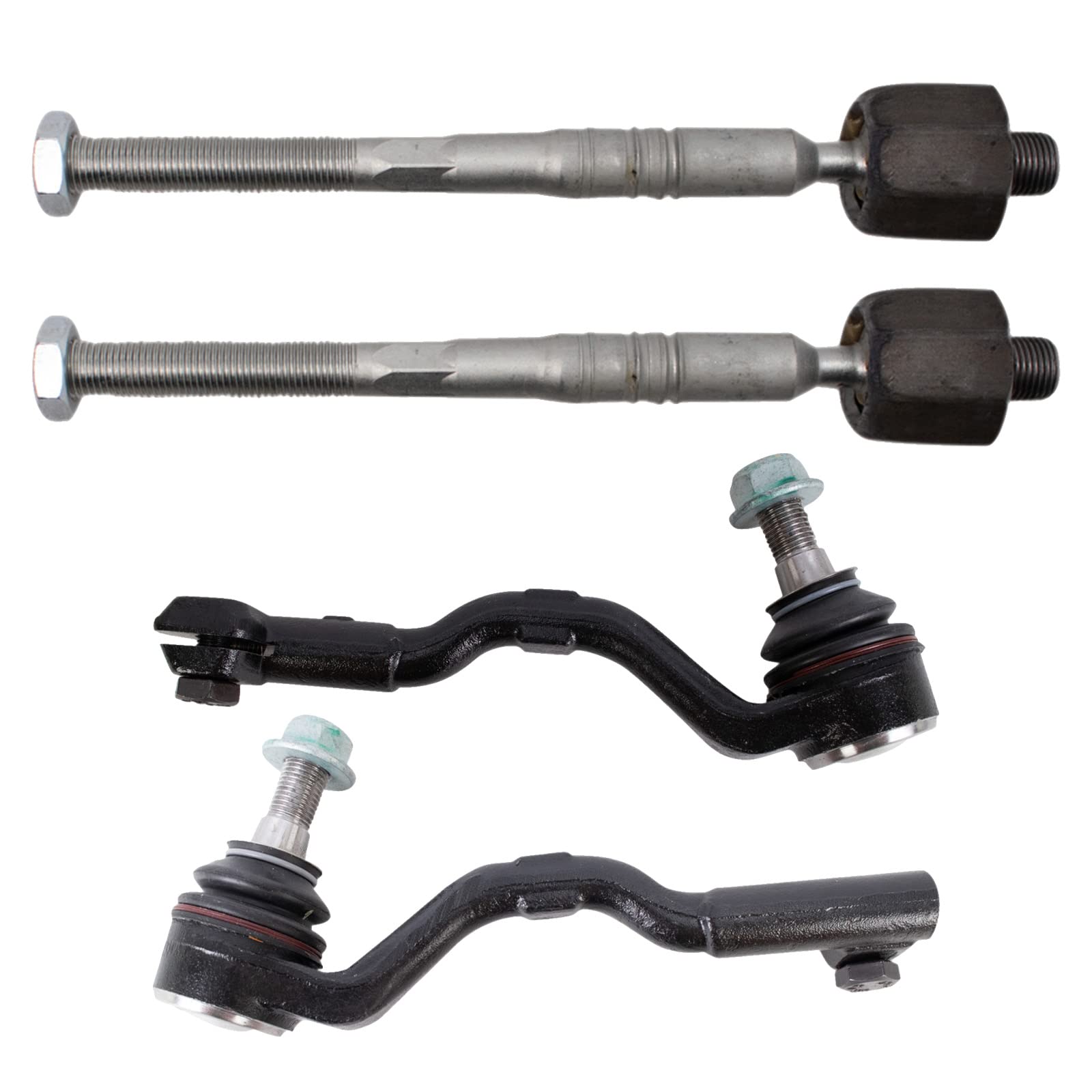 Trq Front Tie Rod Set Compatible With 2014-2018 Bmw X5 2015-2019 X6