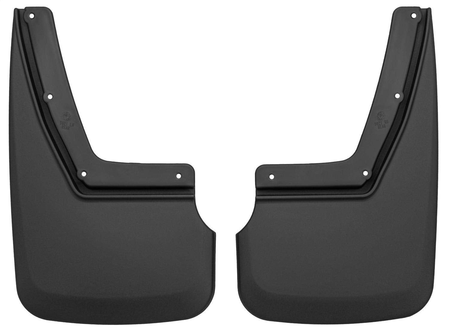 Husky Liners - Rear Mud Guards | 2015-2020 Chevrolet Suburban, Rear Set - Black, 2 Pc. | 59211