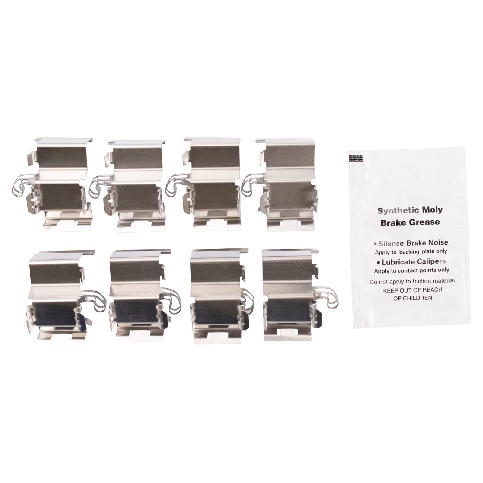 TRQ Rear Brake Pads Ceramic Compatible with 2018-2020 Jeep Wrangler