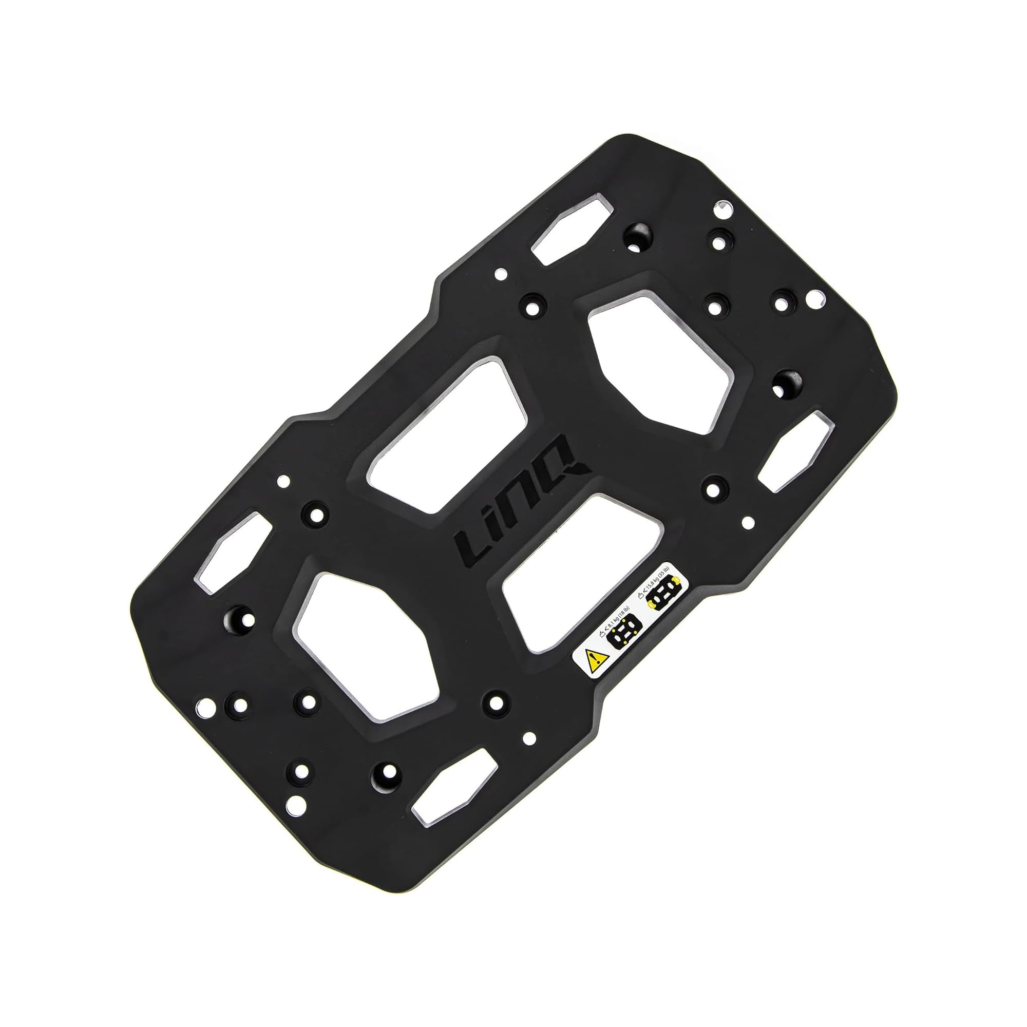 Ski-Doo LinQ Universal Rack 860202357 - Black Plastic Accessory for Ski-Doo Snowmobiles