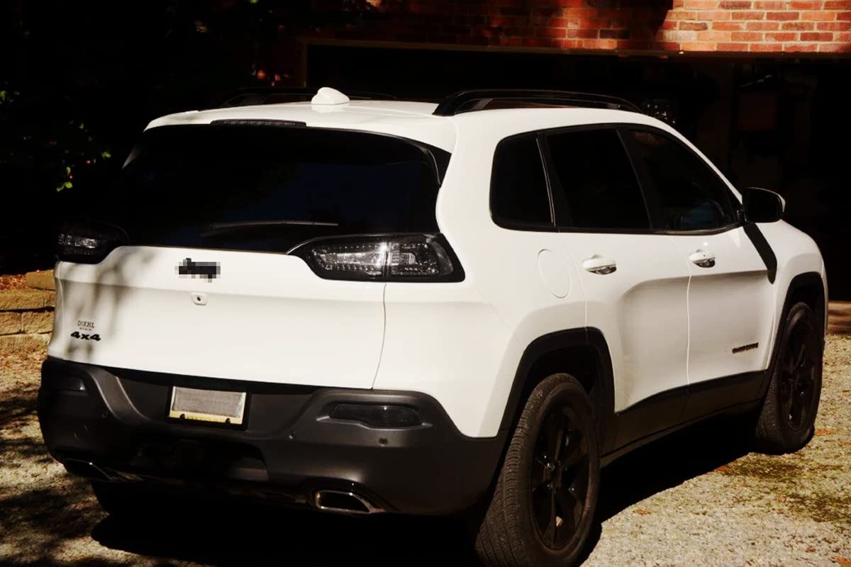 Ijdmtoy Smoked Lens Rear Bumper Reflector Lenses Compatible With Jeep 2014-2018 Cherokee (Kl), Oe-Spec Lh Rh Assembly