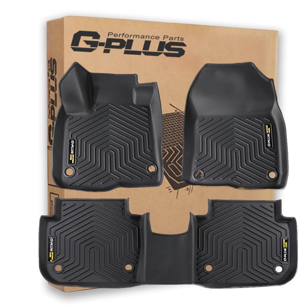 G-PLUS Floor Mats Compatible with Honda CRV 2023 2024(Include Hybird) TPE All Weather Full Cover Protection 3 Piece Black