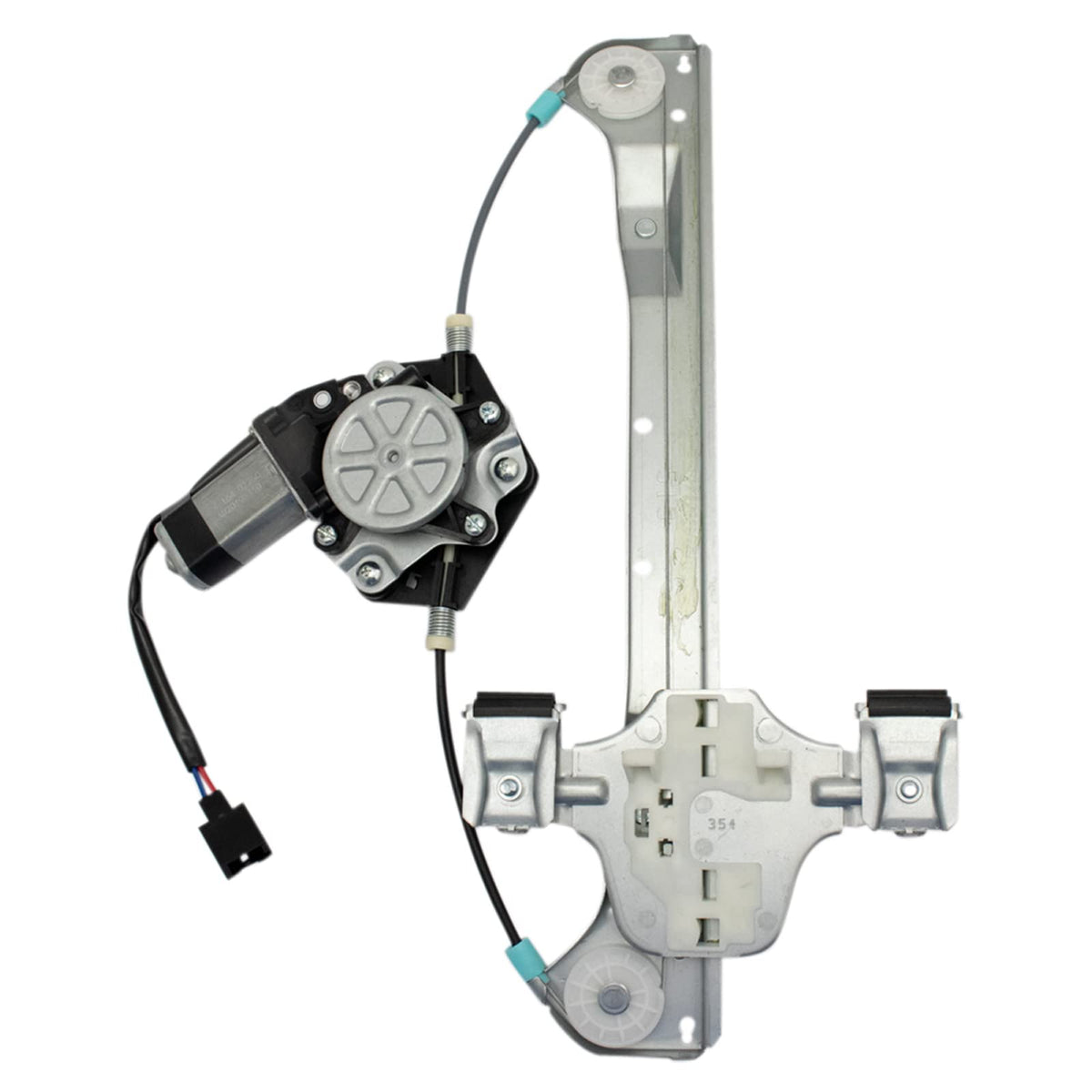 Trq Rear Left Power Window Regulator & Motor Assembly Drivers Side Compatible With 2006-2012 Ford Fusion 2007-2012 Lincoln Mkz 2