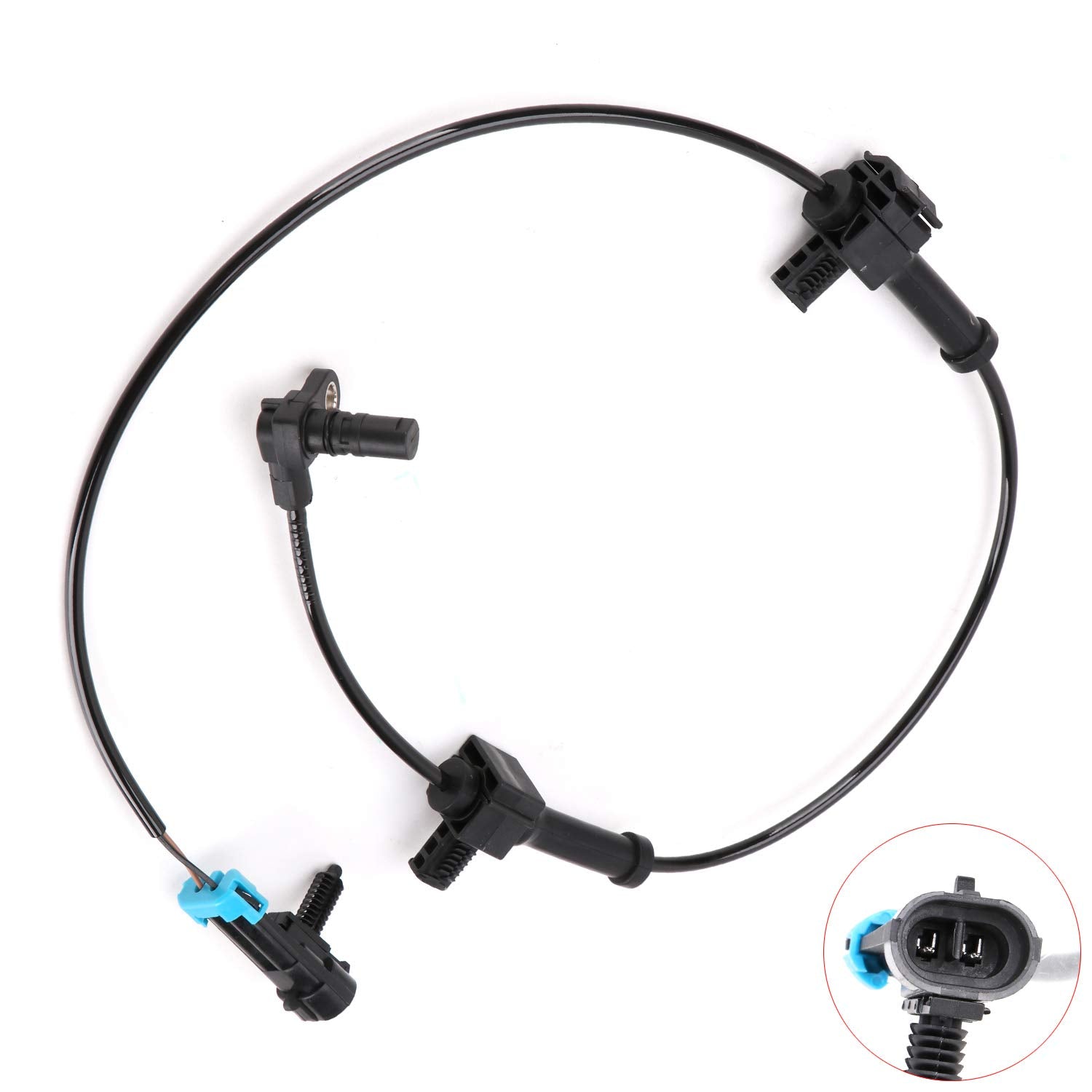 Rear ABS Wheel Speed Sensor 20938121 compatible with 07-13 Chevy Silverado 1500 GMC Sierra 1500 10384745 15872664 SU9441 5S7975