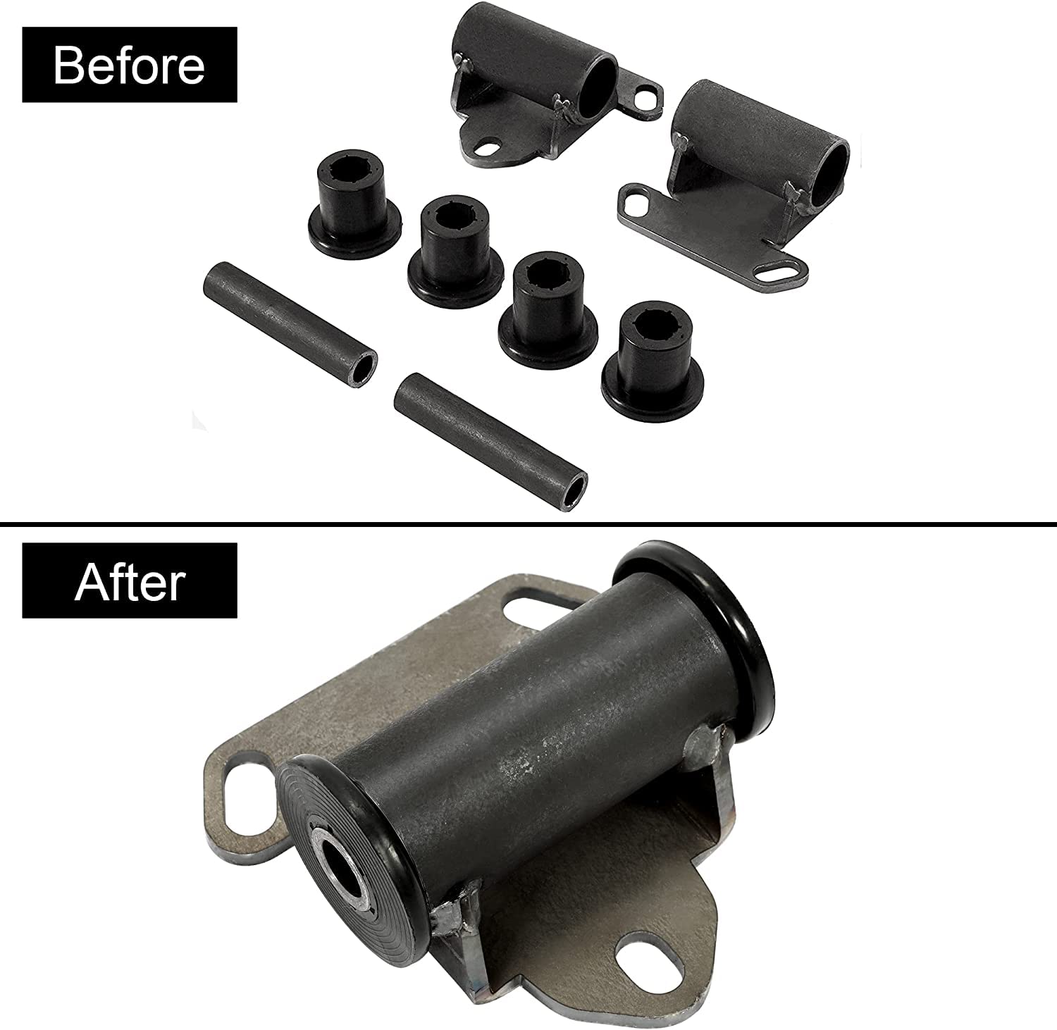 Urethane Frame Mounts Engine Swap Compatible with 1982-2005 Sonoma Chevrolet S10 GMC S15 LS