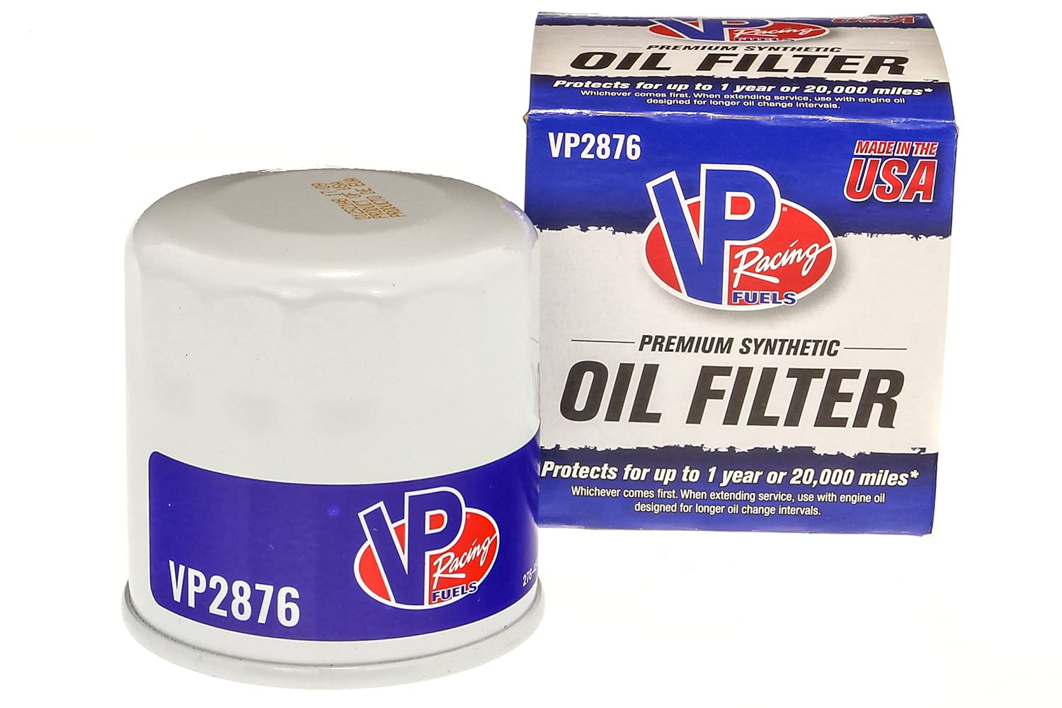 Vp Racing Vp2876 20,000 Mile Premium Full Synthetic Oil Filter