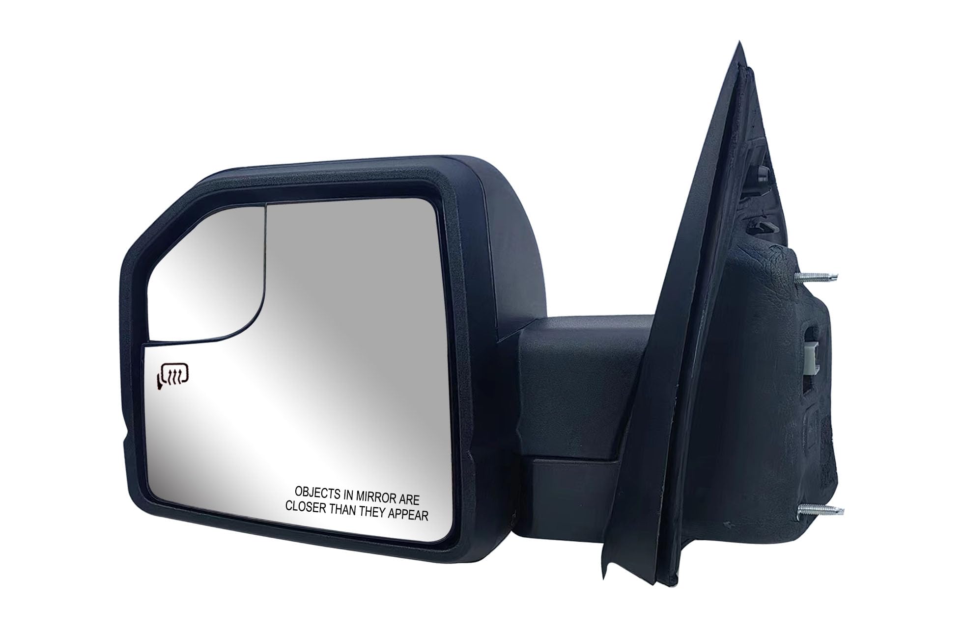 Replacement Driver Left Side Door Mirror Textured Back Cover Power and Heated with Siginal Light for Ford F-150 fit year 2015 20