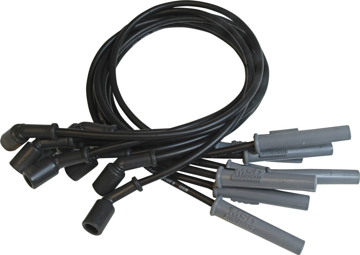Msd 32823 Black 8.5Mm Super Conductor Spark Plug Wire Set, Black