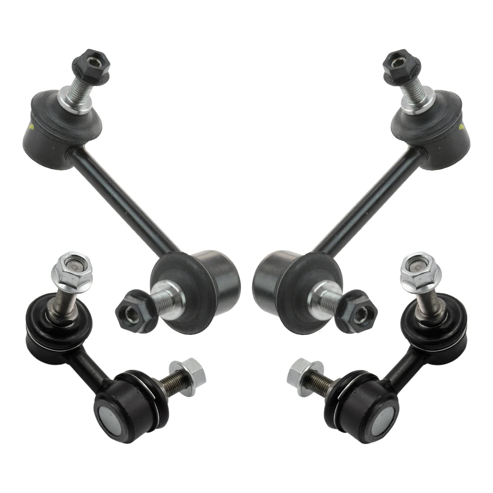 Trq Front & Rear Sway Bar Stabilizer Link Set Compatible With 2008-2012 Infiniti Ex35 2013 Ex37 2011-2012 G25 2007-2008 G35 2009