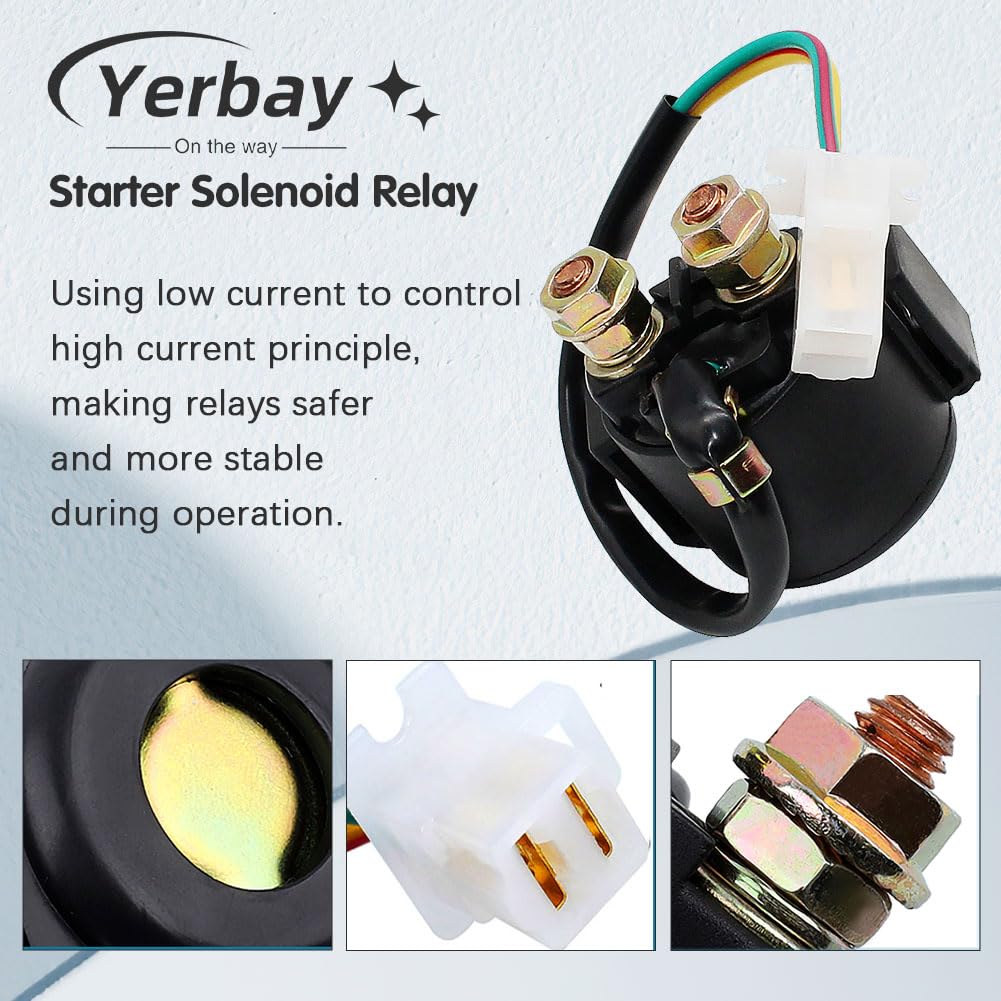 Starter Solenoid Relay For Honda Trx250 Fourtrax 250 1985 1986 1987 / Nx250 1988 1989 1990