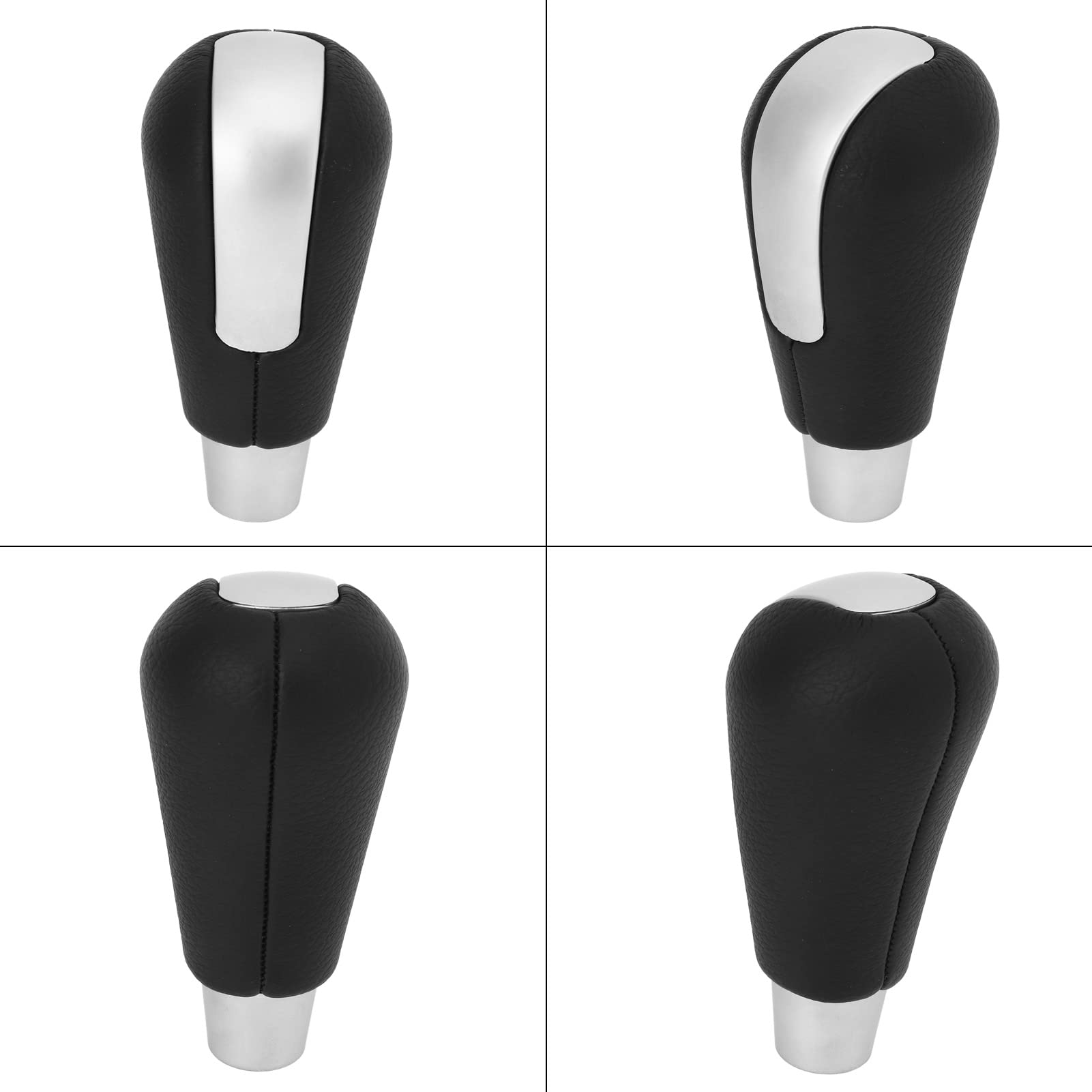 Aramox Car Gear Shift Knob, Manual Gear Shifter Knobs, Leather Gear Shifting Handle Gearstick Head Shift Lever Knob Replacement For Mazda 3 2008-2011 (Matte)