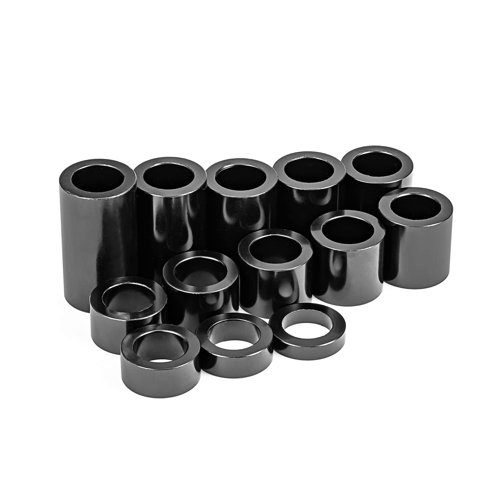 Mofun 13 Piece O.D. 1-1/8' Wheel Spacer For 3/4' Axle Compatible With The Harley Motorcycle Custom Bobbers And Choppers