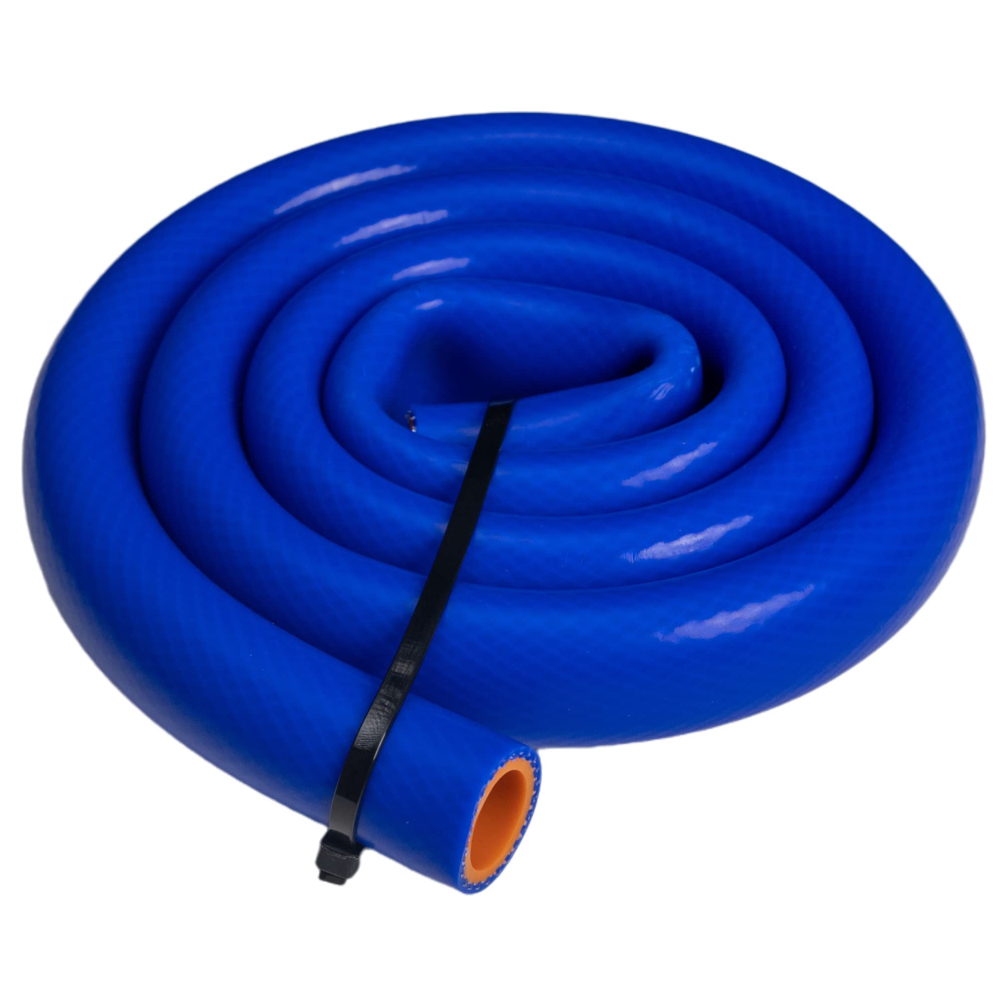 ZIMFLEX Silicone Heater Hose Blue Reinforced High Temperature (Inner Diameter 1 inch, 5 Ft)